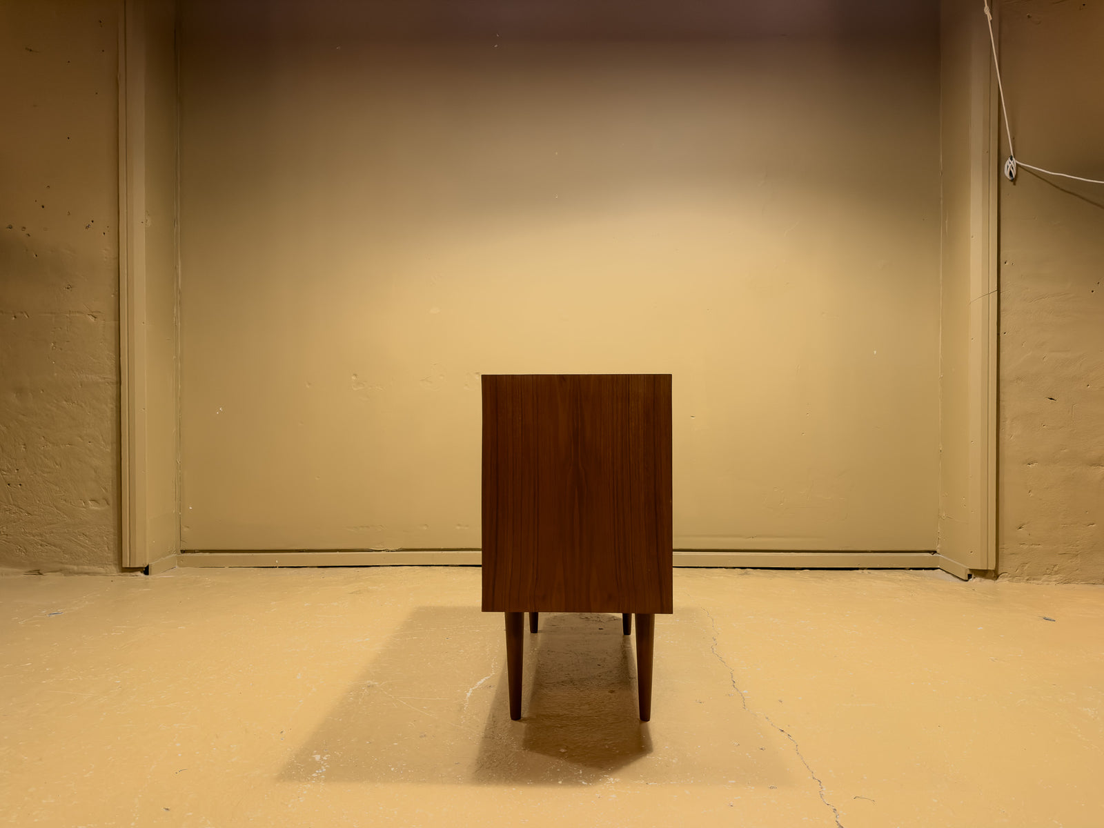 Teak Tambour Cabinet