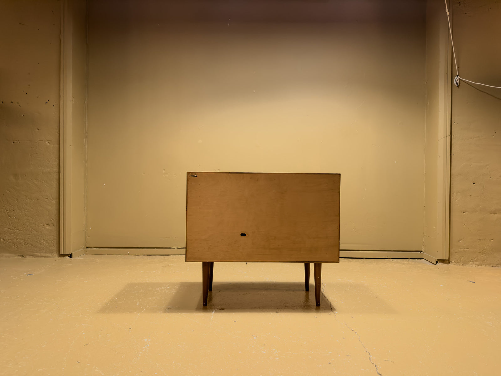 Teak Tambour Cabinet