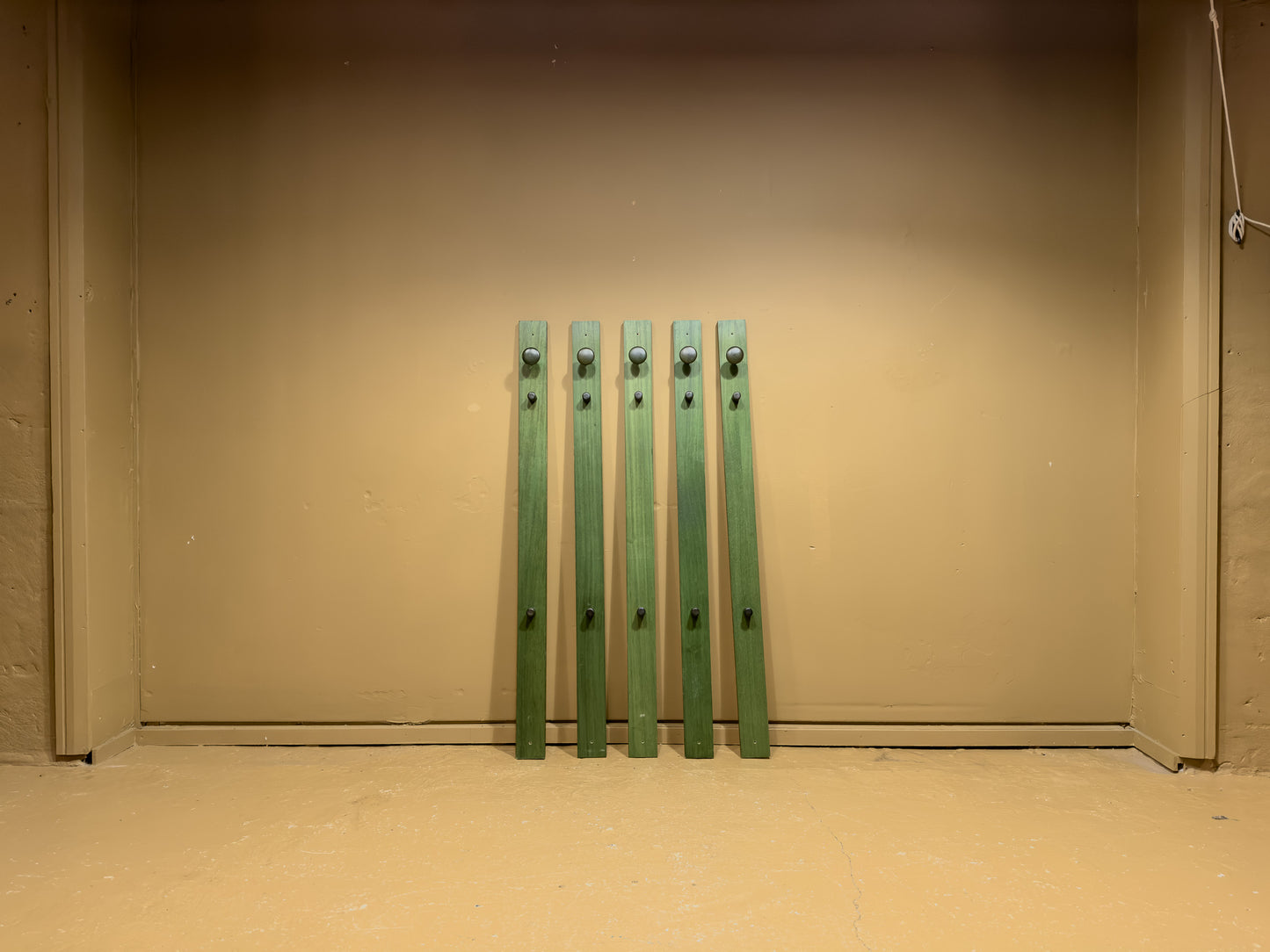 Green Pine Coat Stands