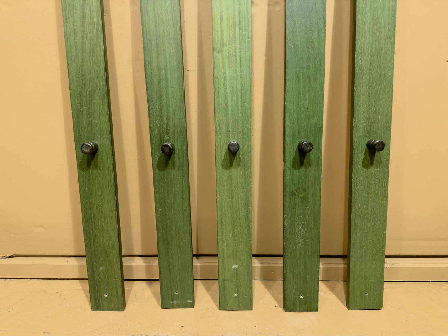 Green Pine Coat Stands