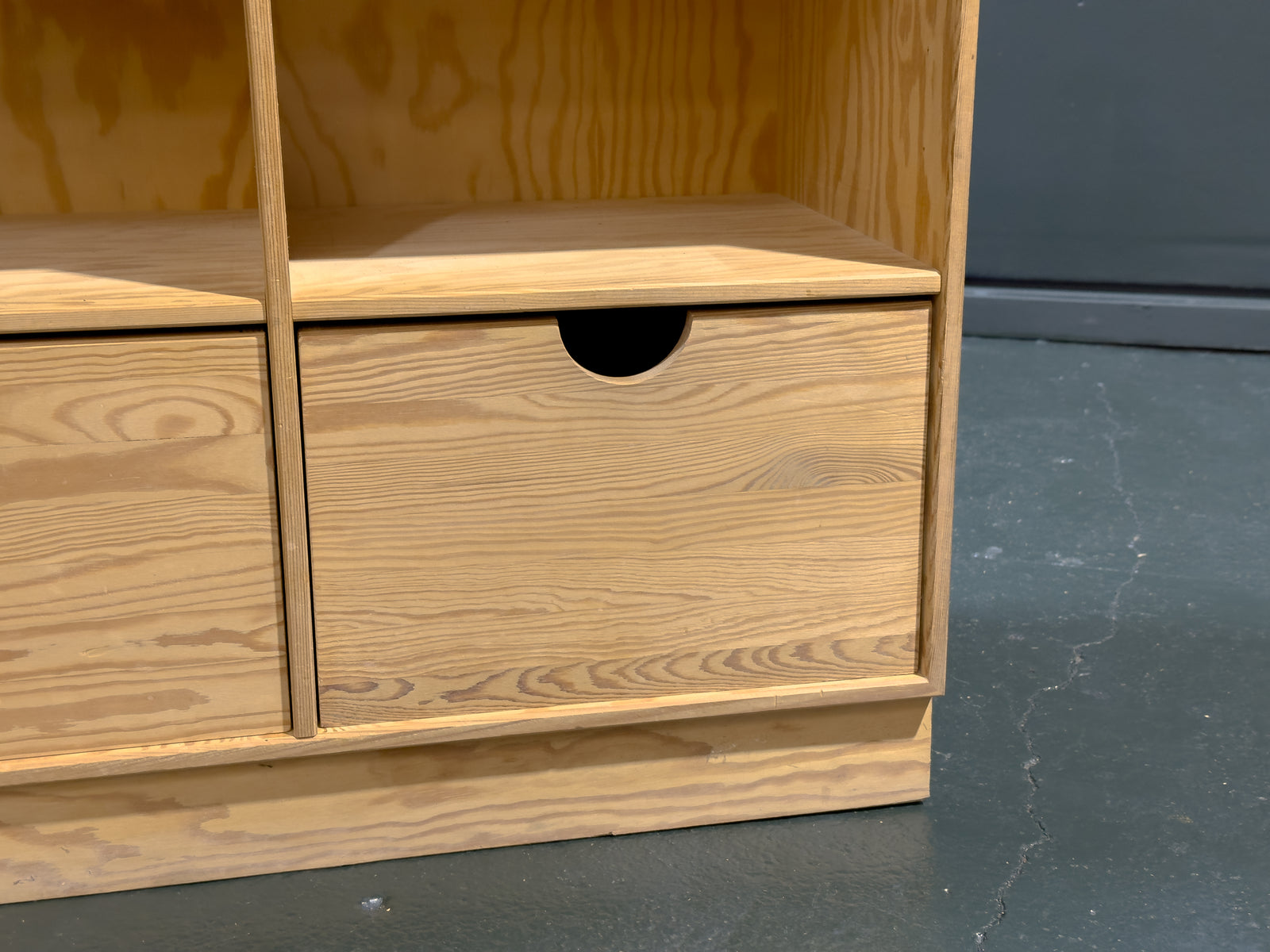 Pine Storage Unit with Drawers