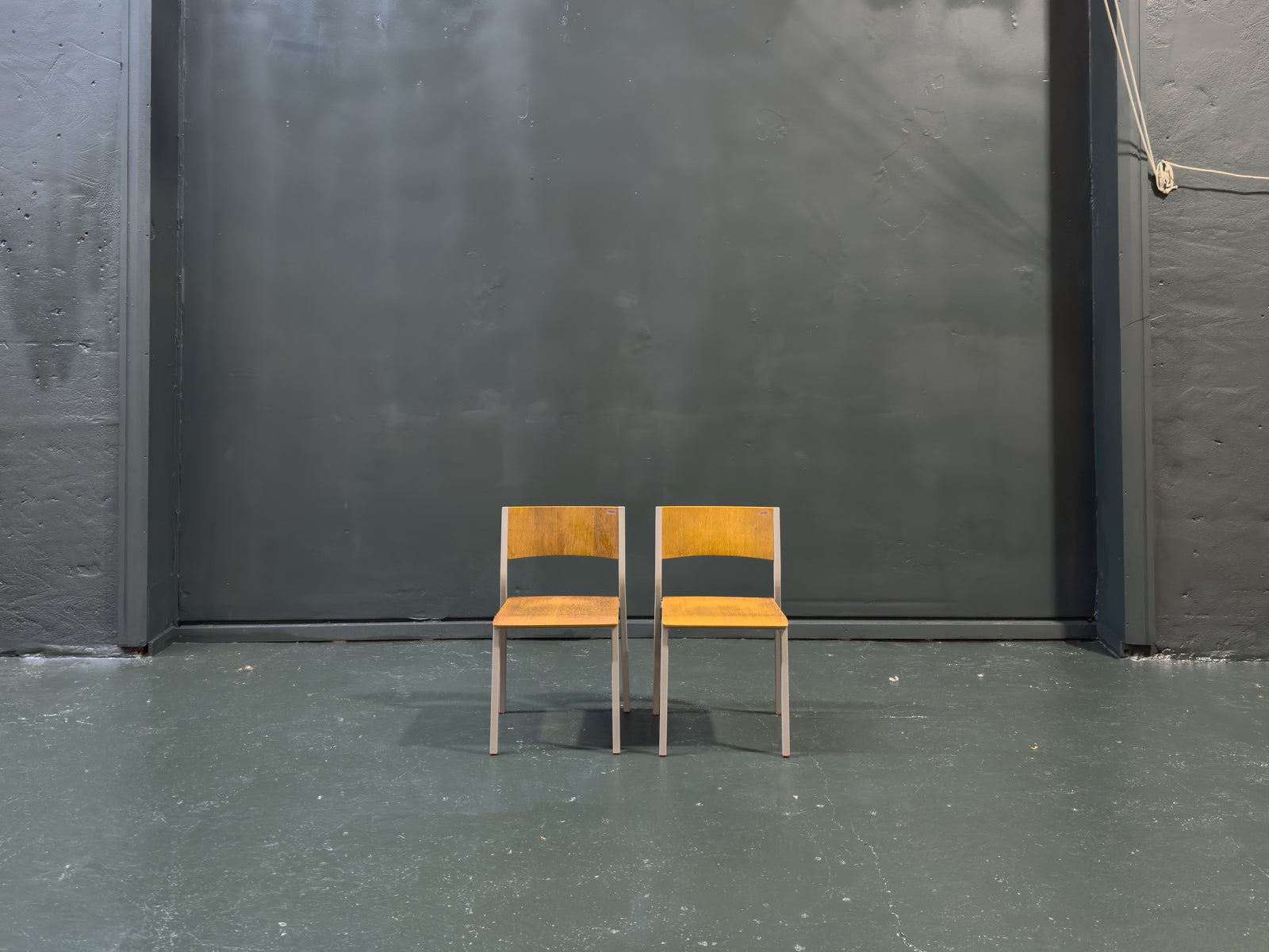 Metal and Birch Child’s Chairs