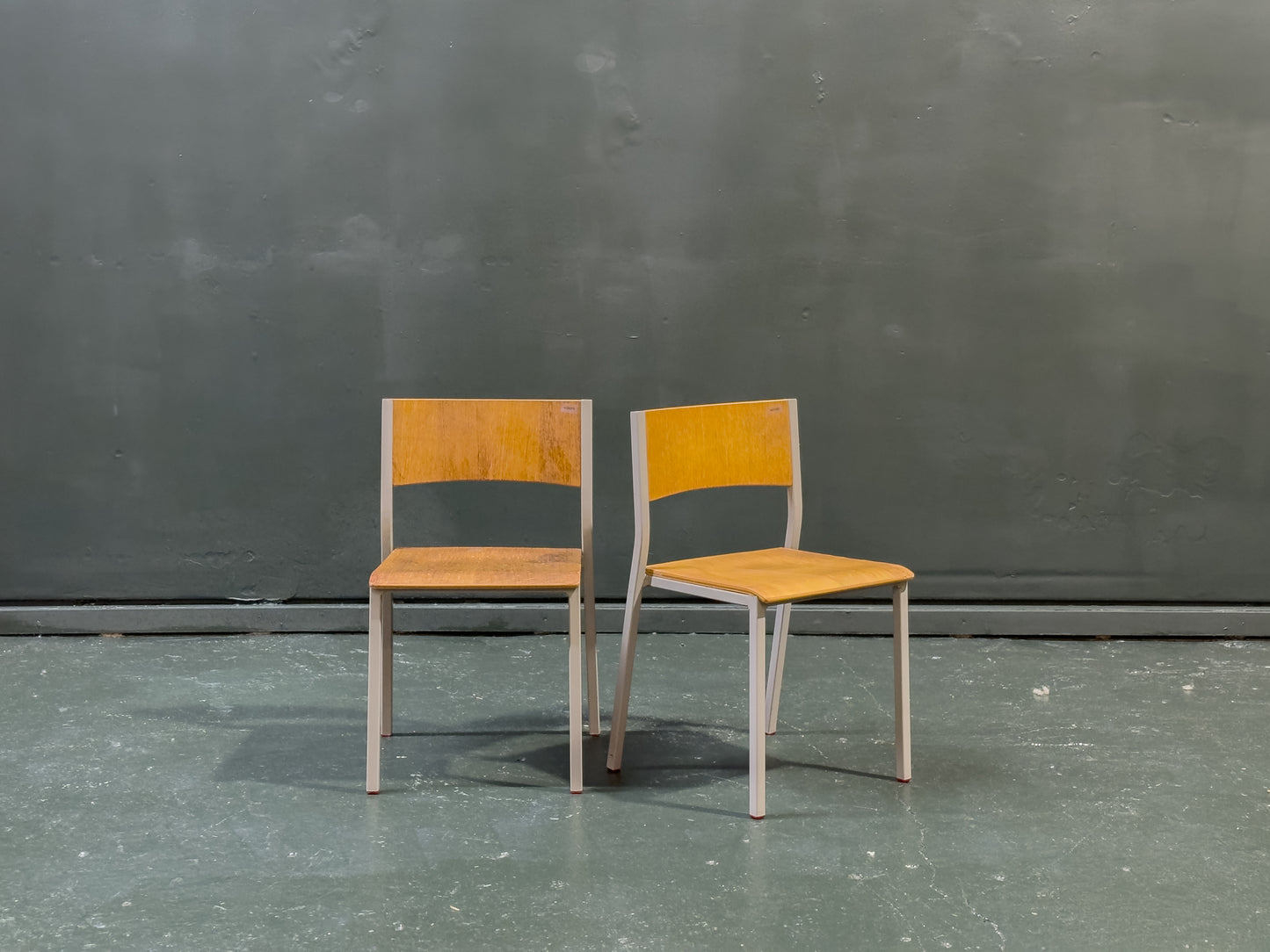 Metal and Birch Child’s Chairs