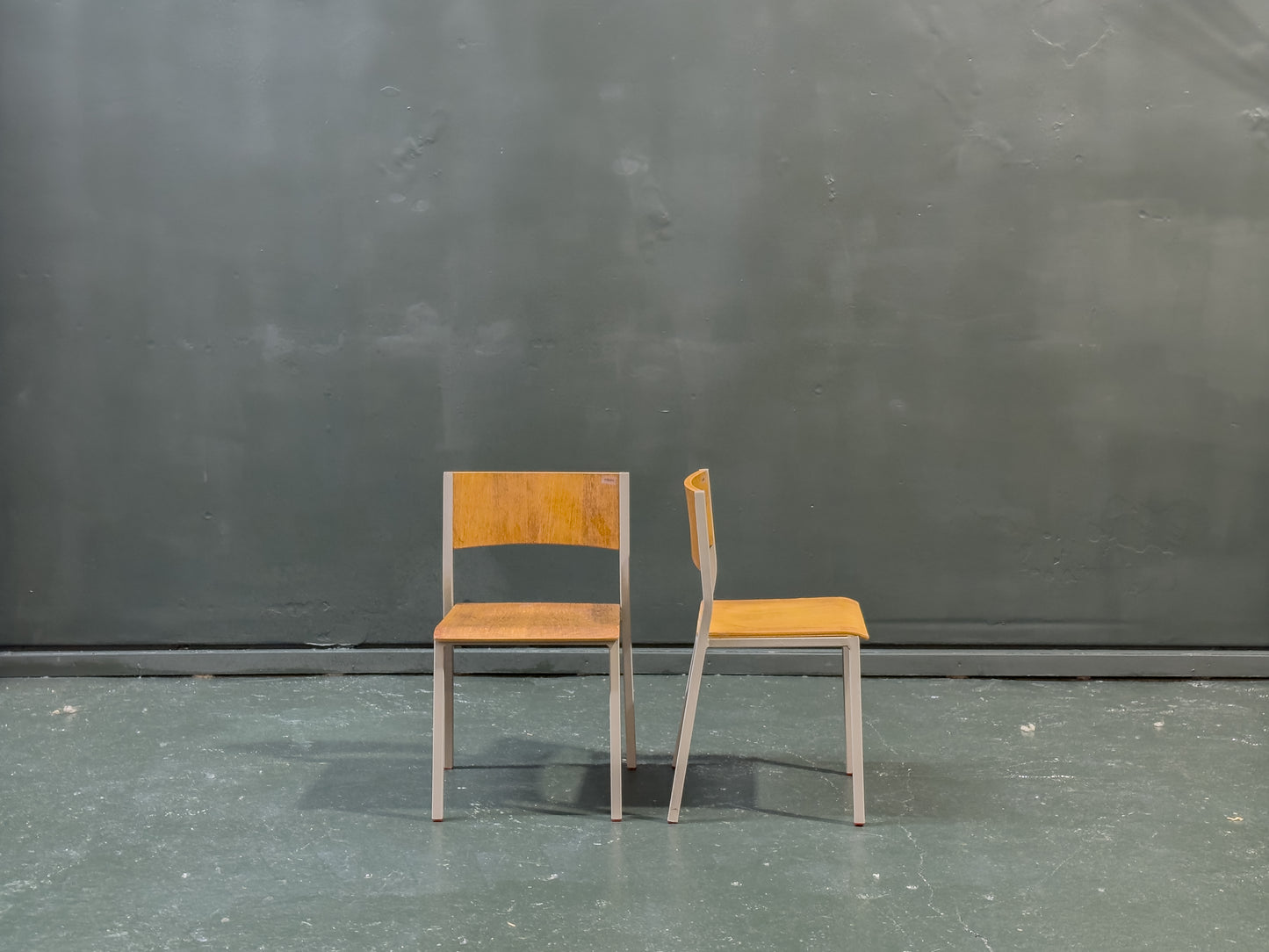 Metal and Birch Child’s Chairs