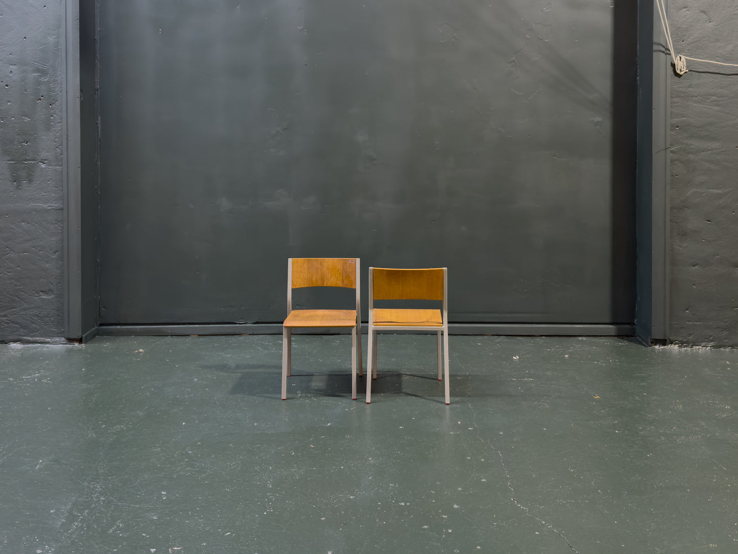 Metal and Birch Child’s Chairs