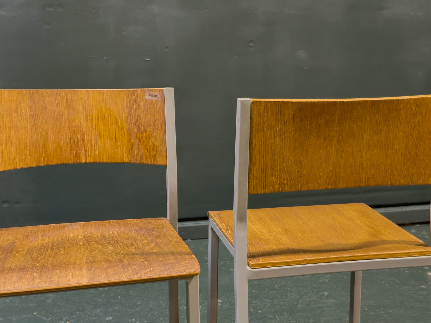 Metal and Birch Child’s Chairs