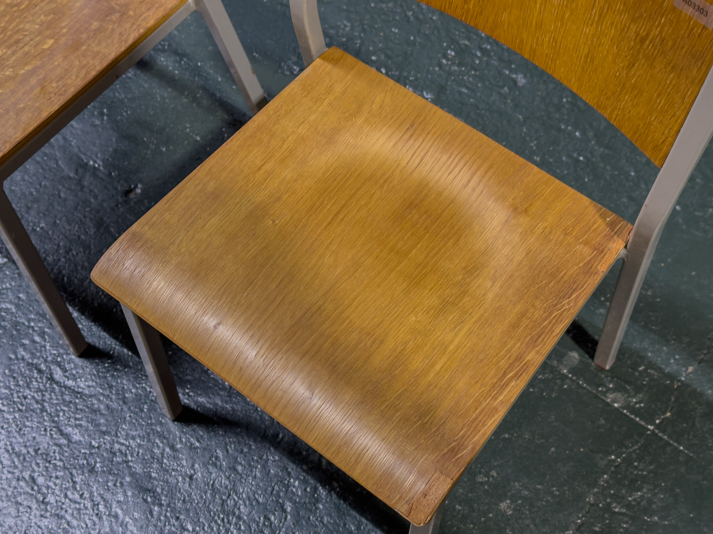 Metal and Birch Child’s Chairs