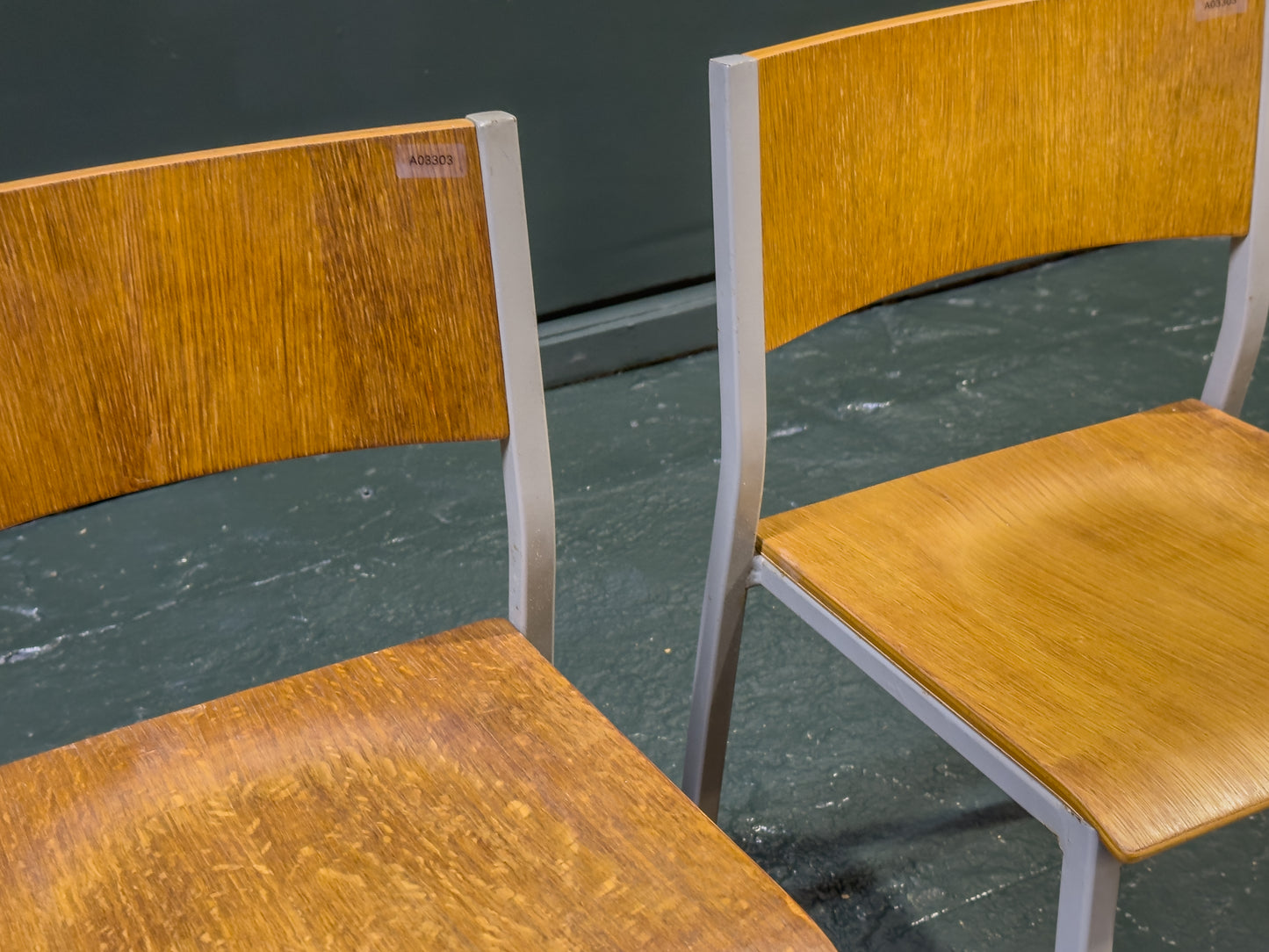 Metal and Birch Child’s Chairs