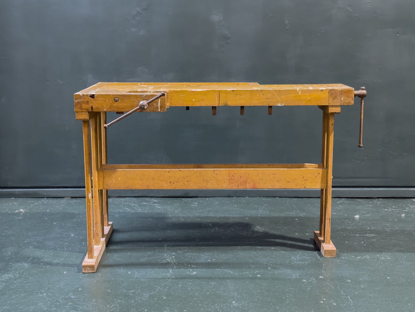 Small Oak Work Bench