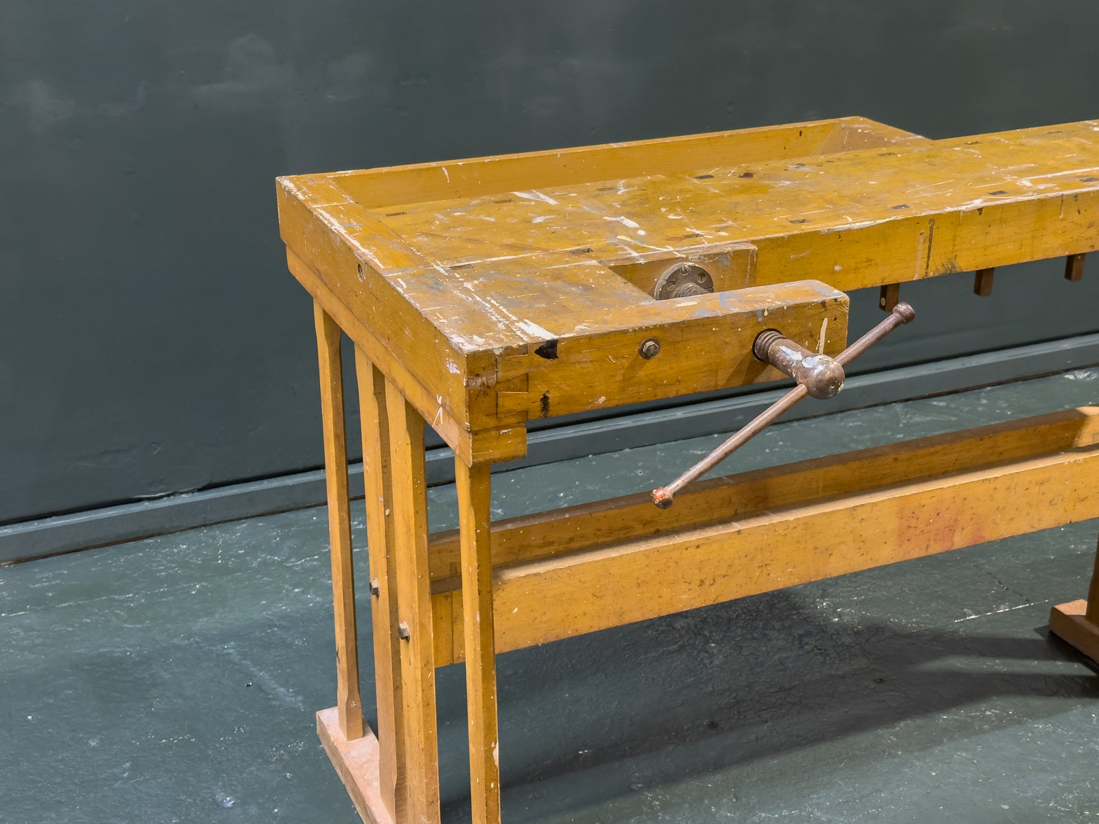 Small Oak Work Bench