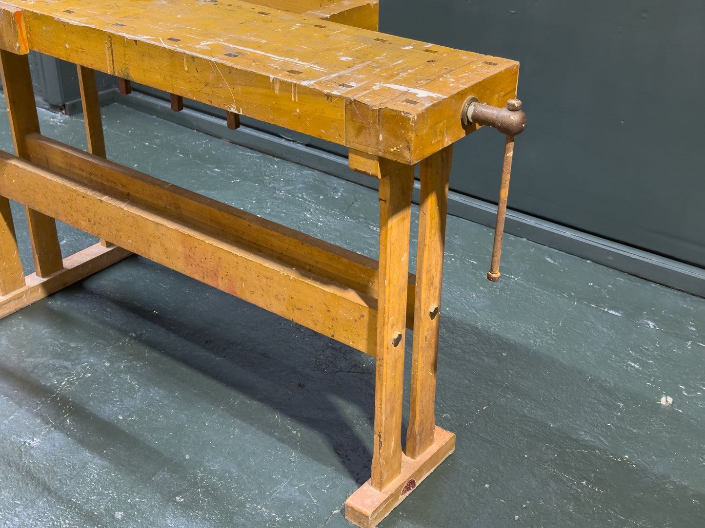 Small Oak Work Bench