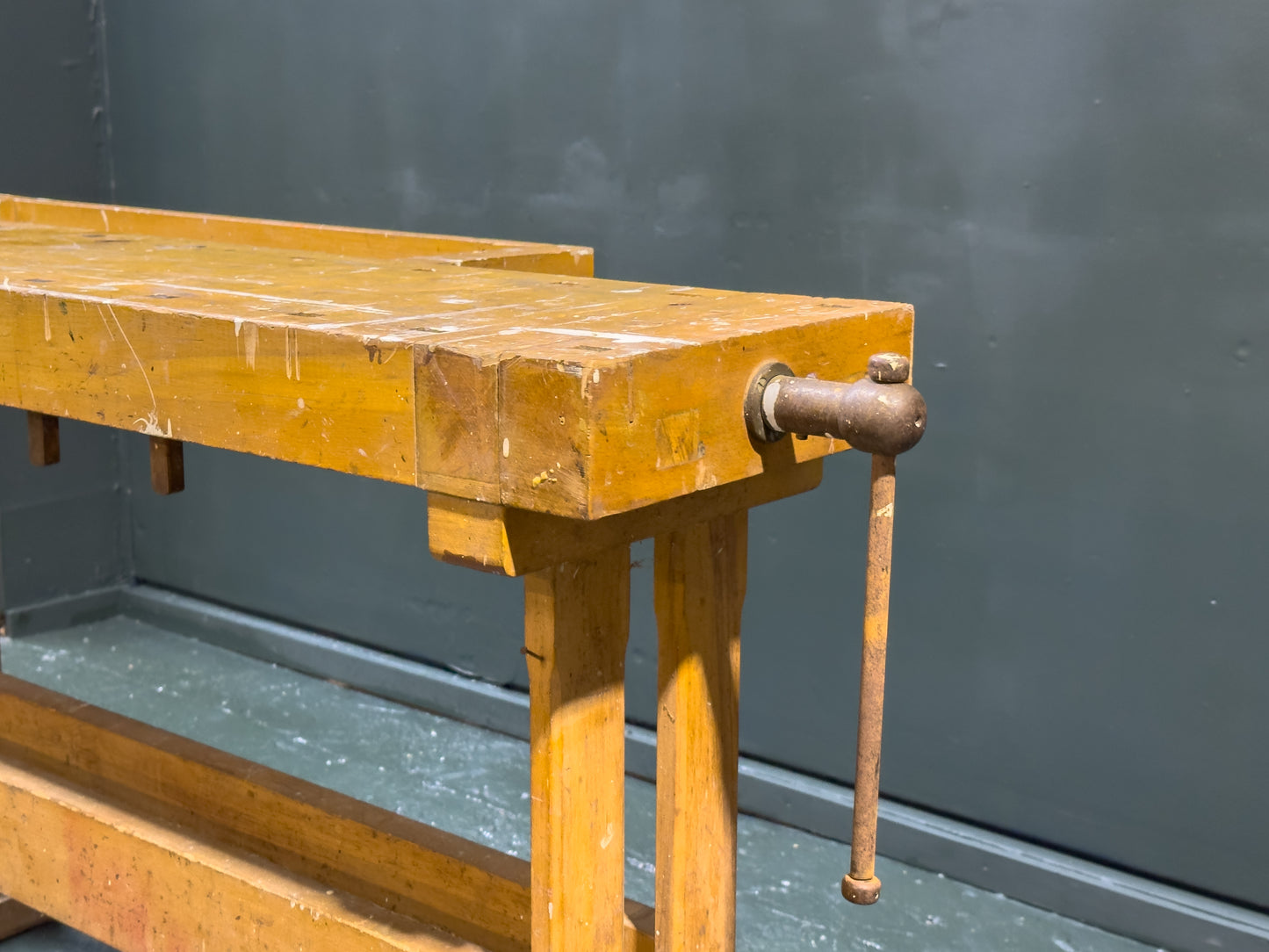 Small Oak Work Bench
