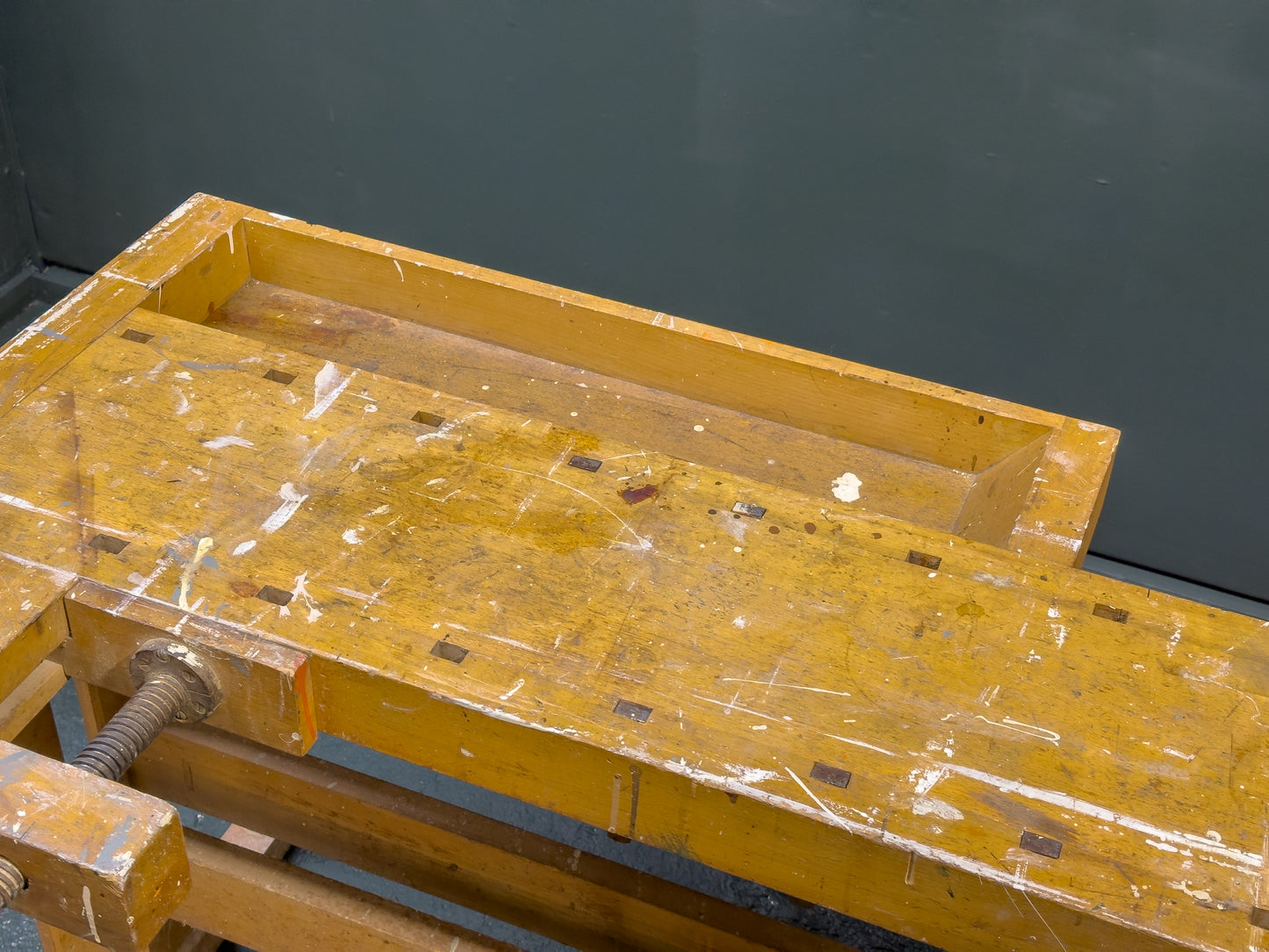 Small Oak Work Bench