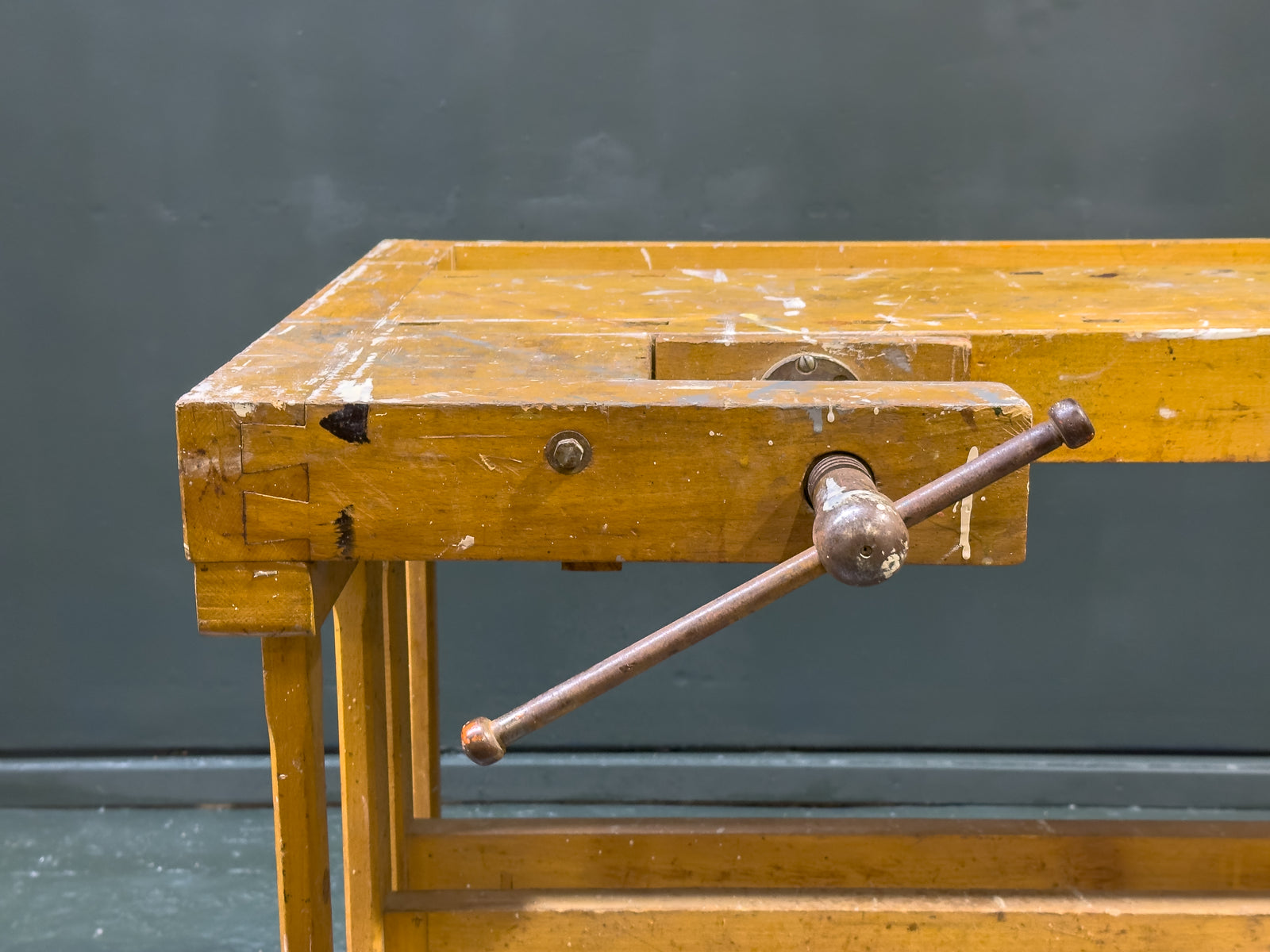 Small Oak Work Bench