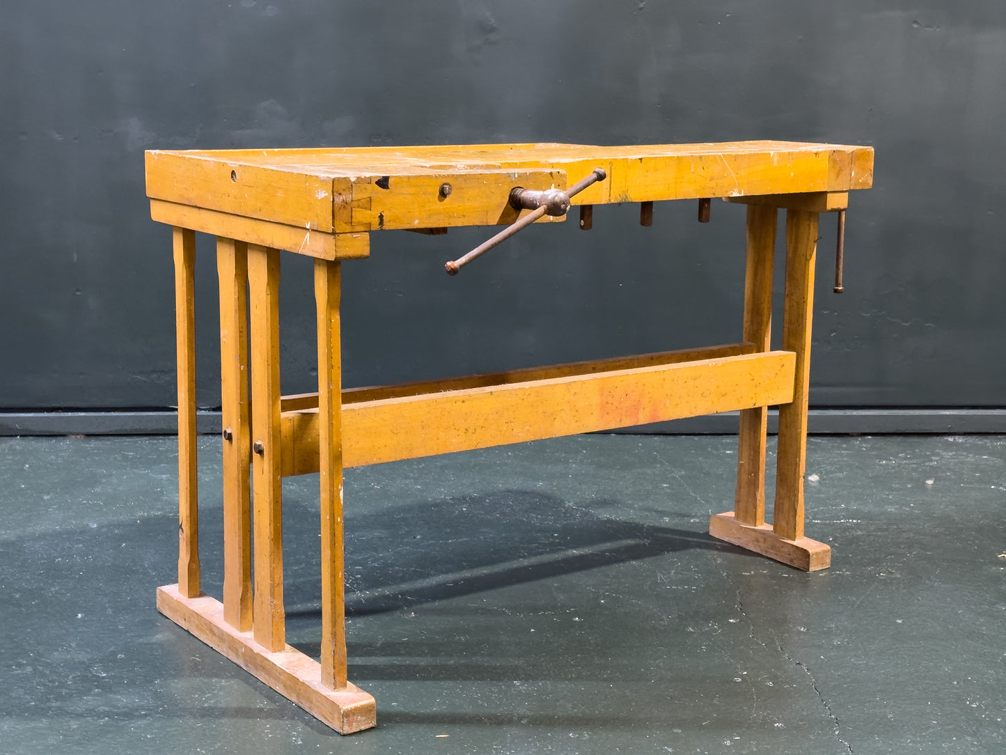 Small Oak Work Bench