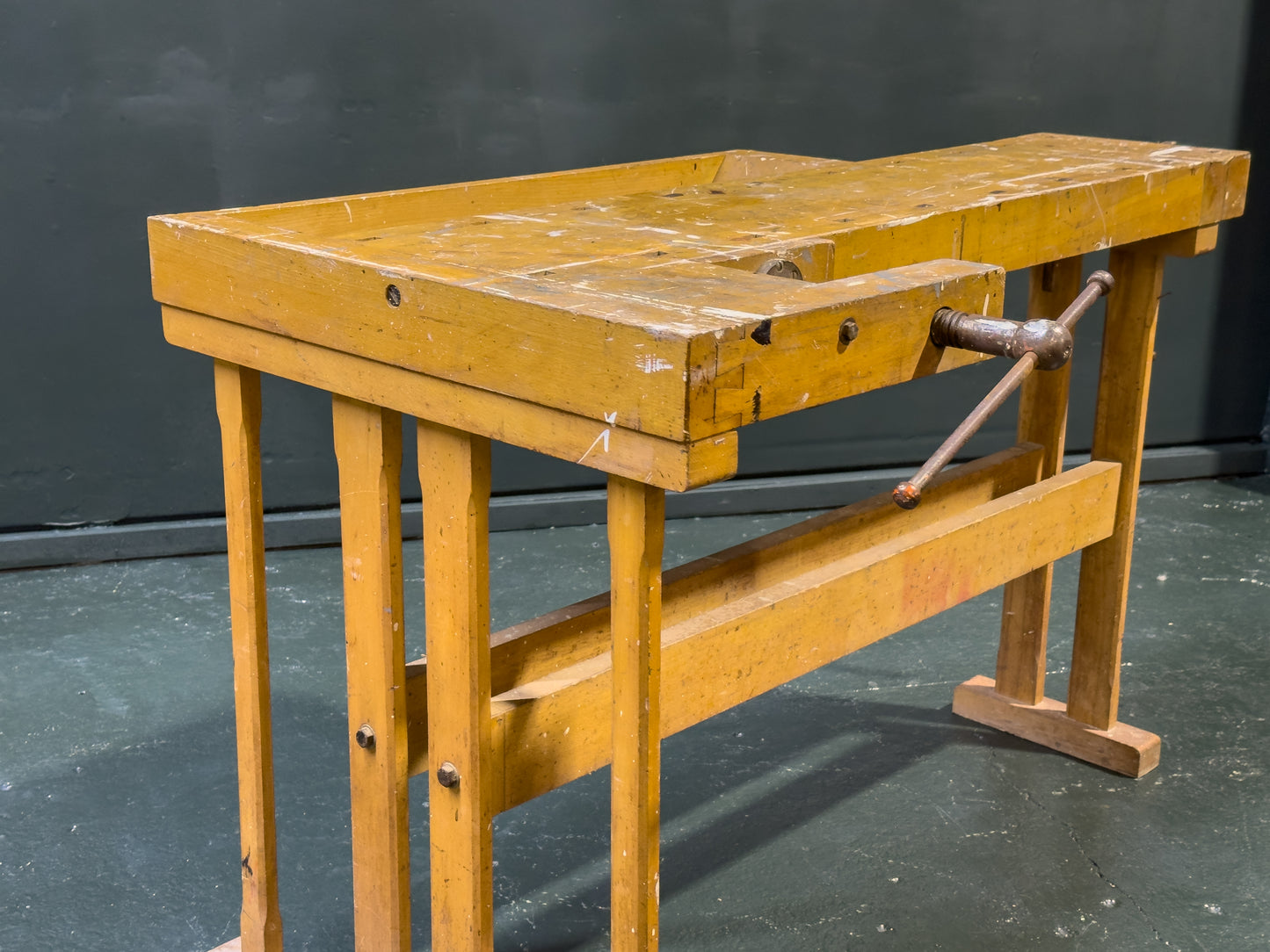 Small Oak Work Bench
