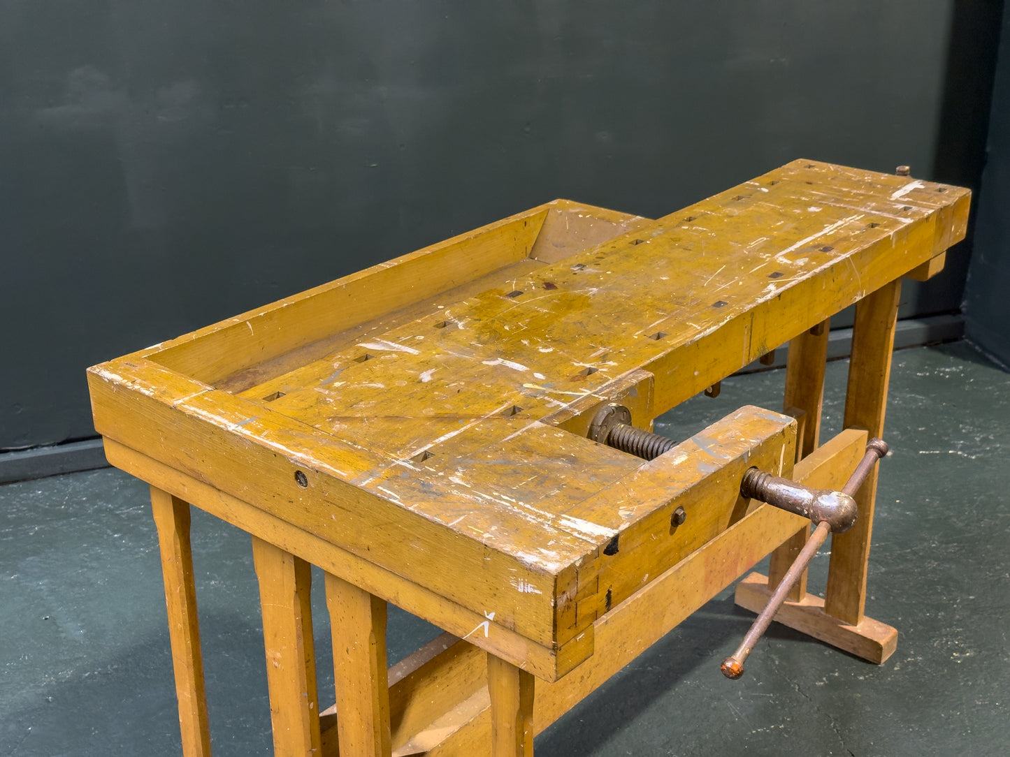 Small Oak Work Bench