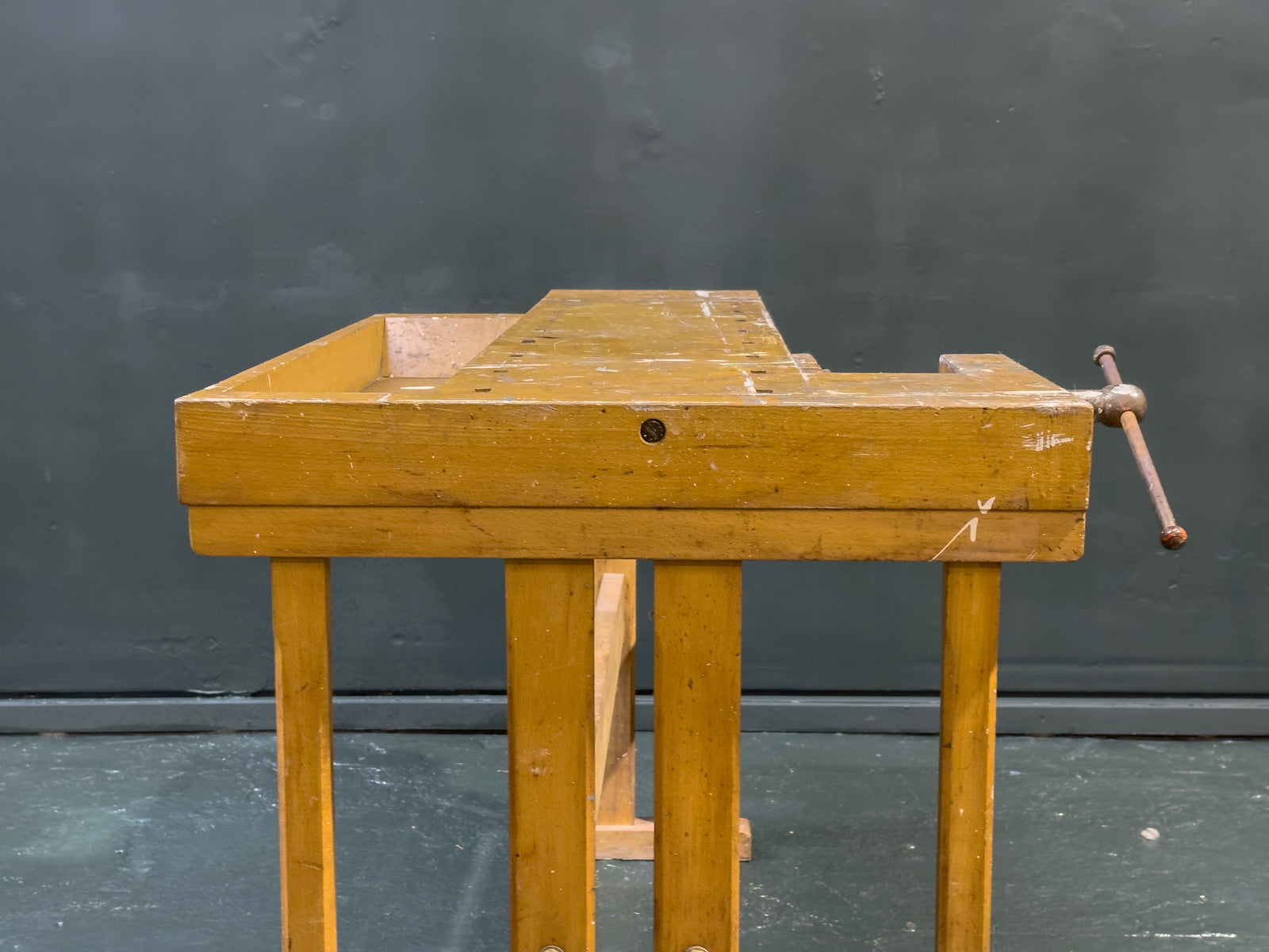 Small Oak Work Bench