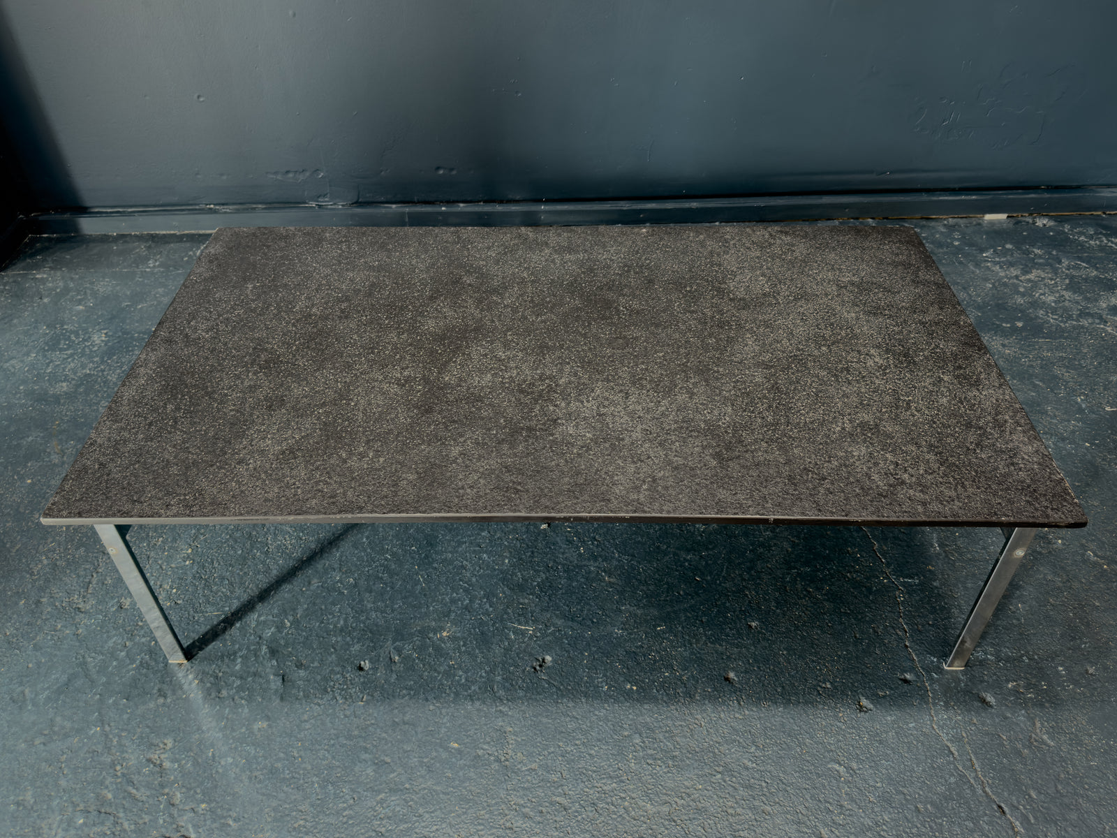 Stainless Steel Coffee Table with Granite Top