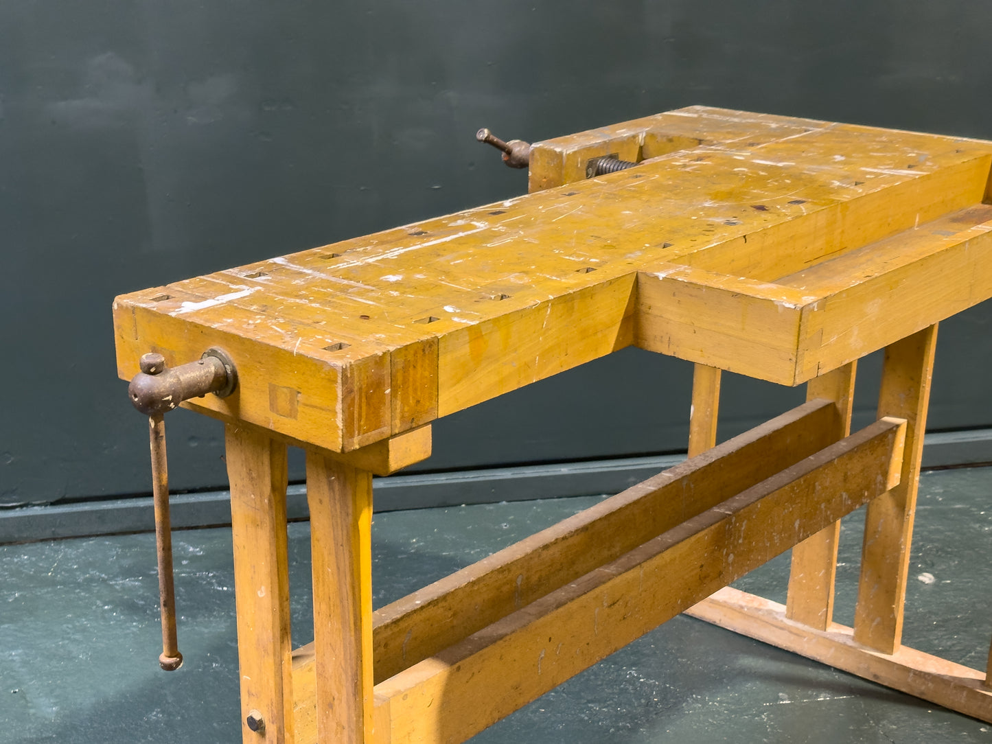 Small Oak Work Bench
