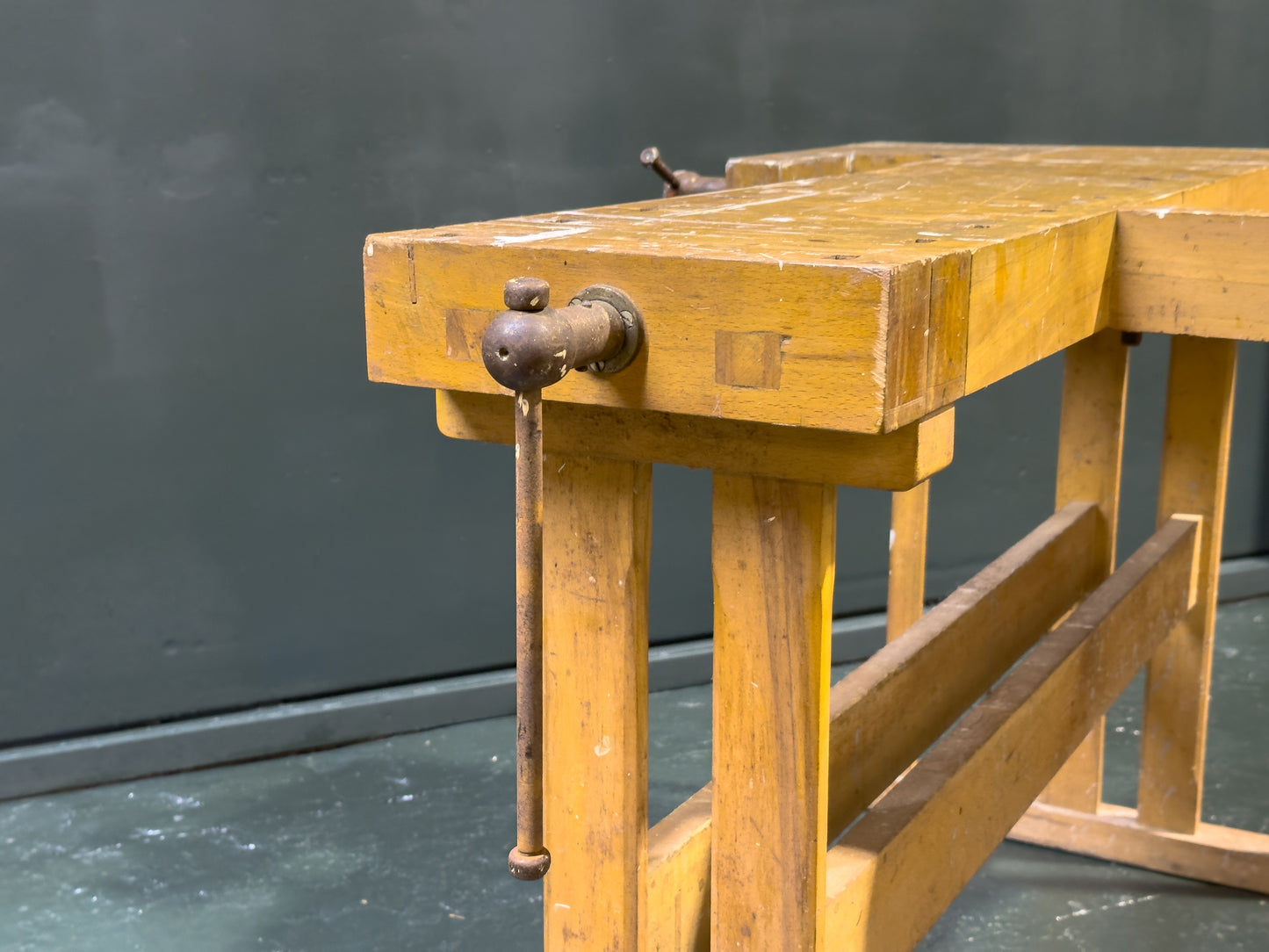 Small Oak Work Bench