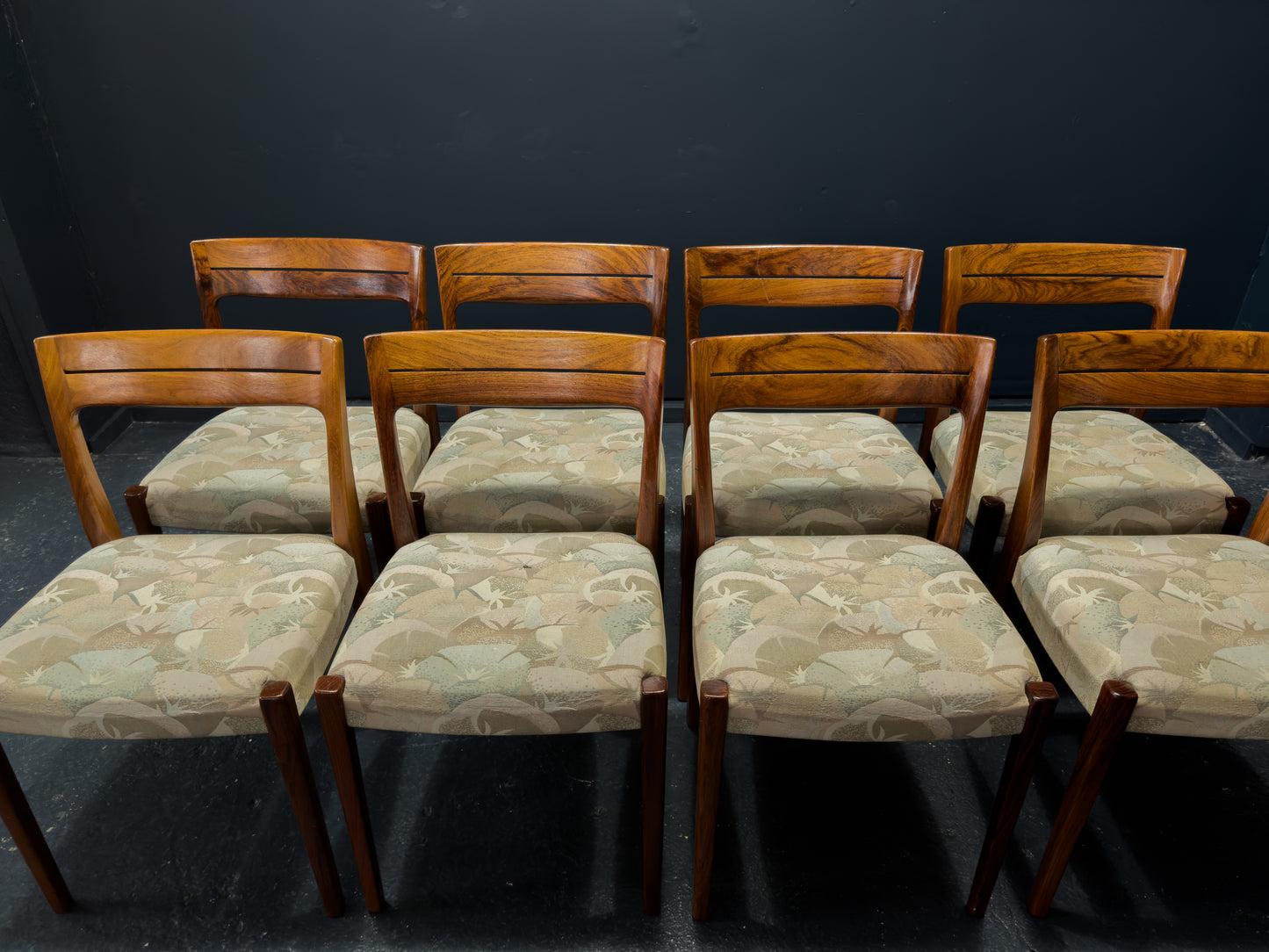 Set of 8 Rosewood Dining Chairs