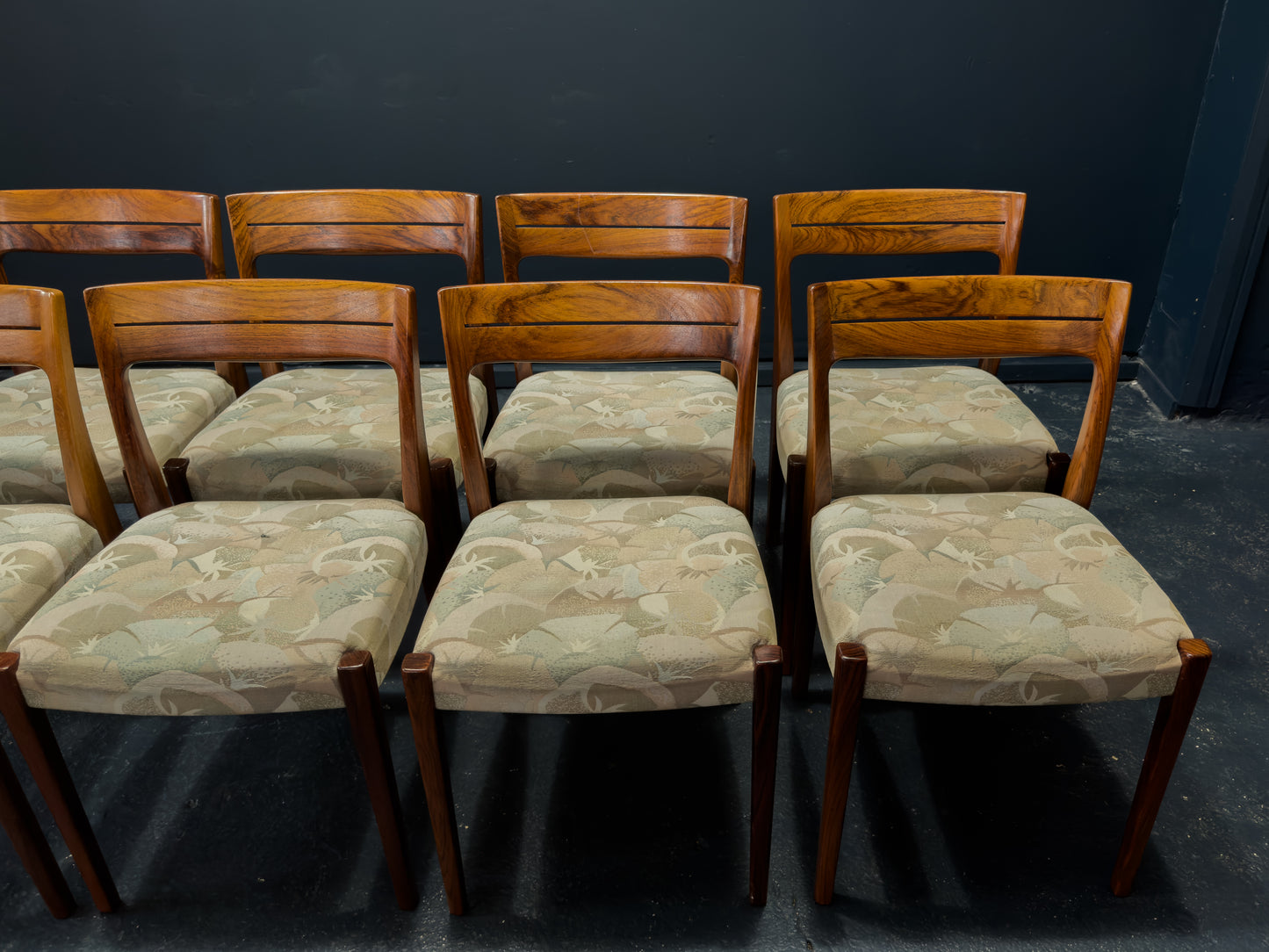 Set of 8 Rosewood Dining Chairs