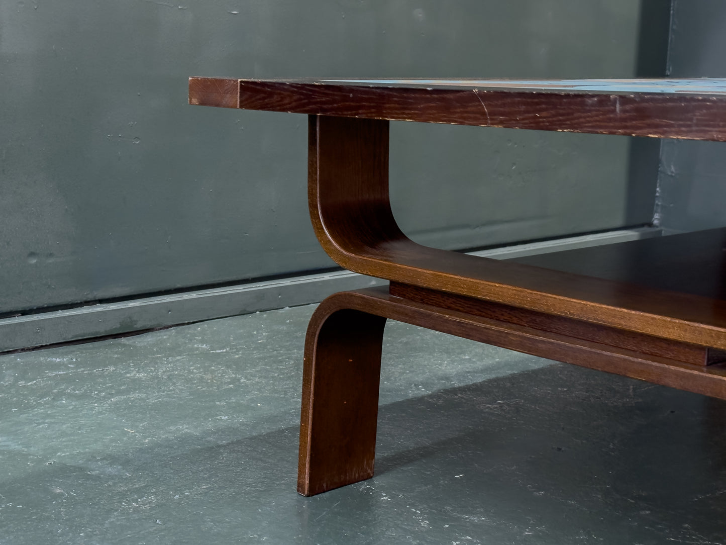 Coffee Table with Lennart Rosensohn Print