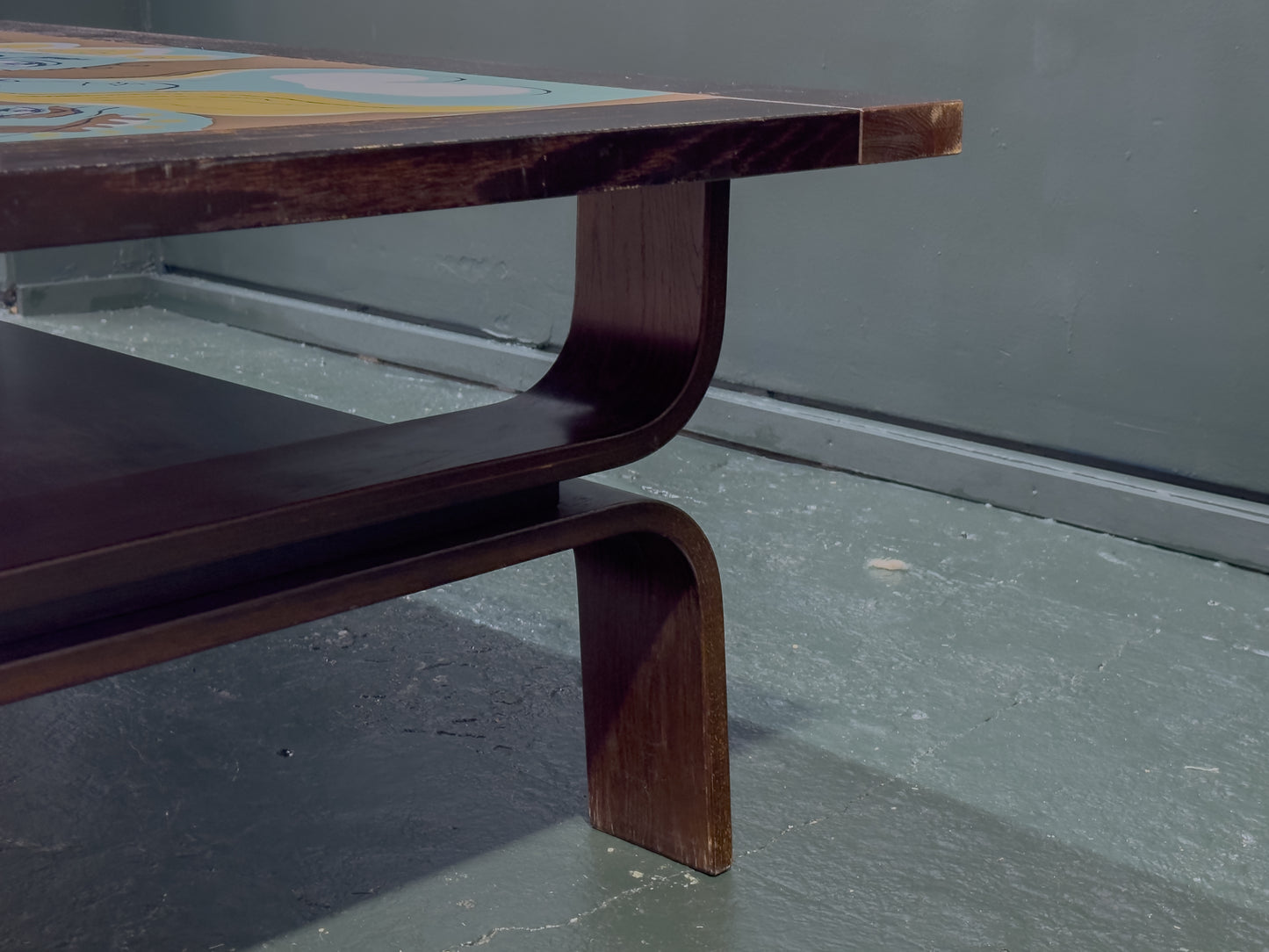 Coffee Table with Lennart Rosensohn Print