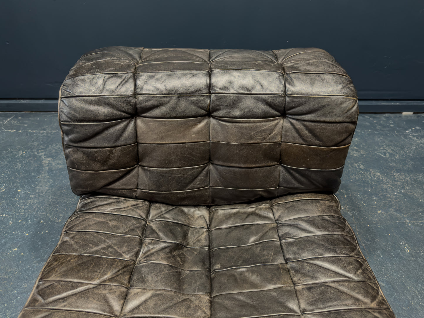 De Sede Black Leather Armchair