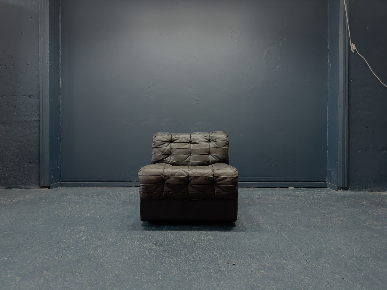 De Sede Black Leather Armchair