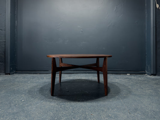 Round Rosewood Coffee Table