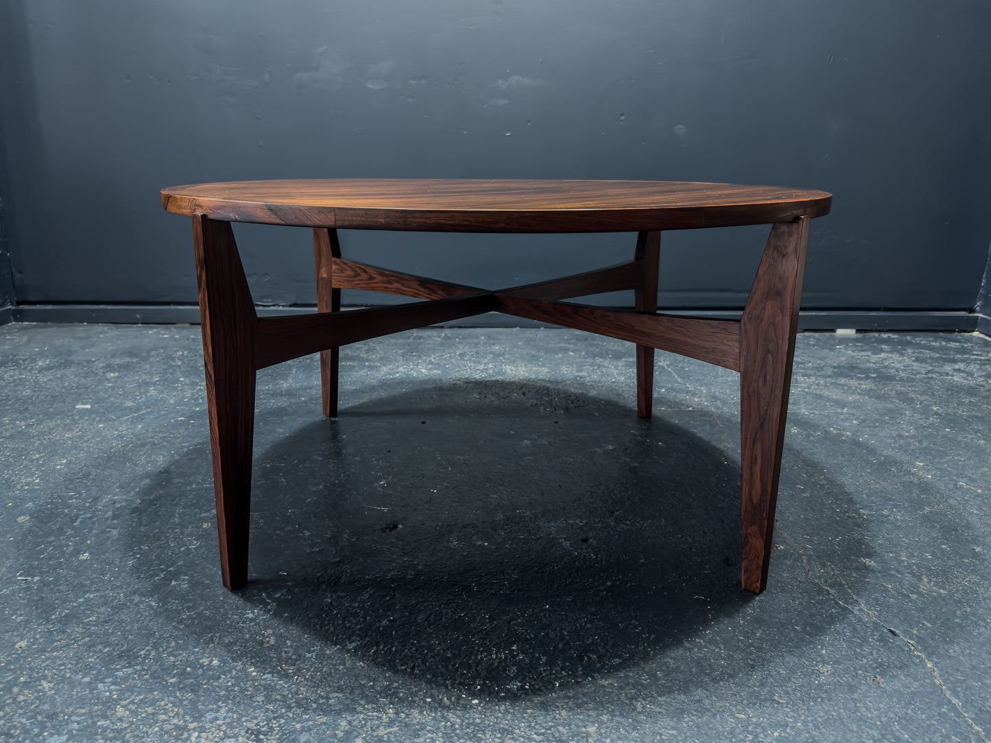 Round Rosewood Coffee Table