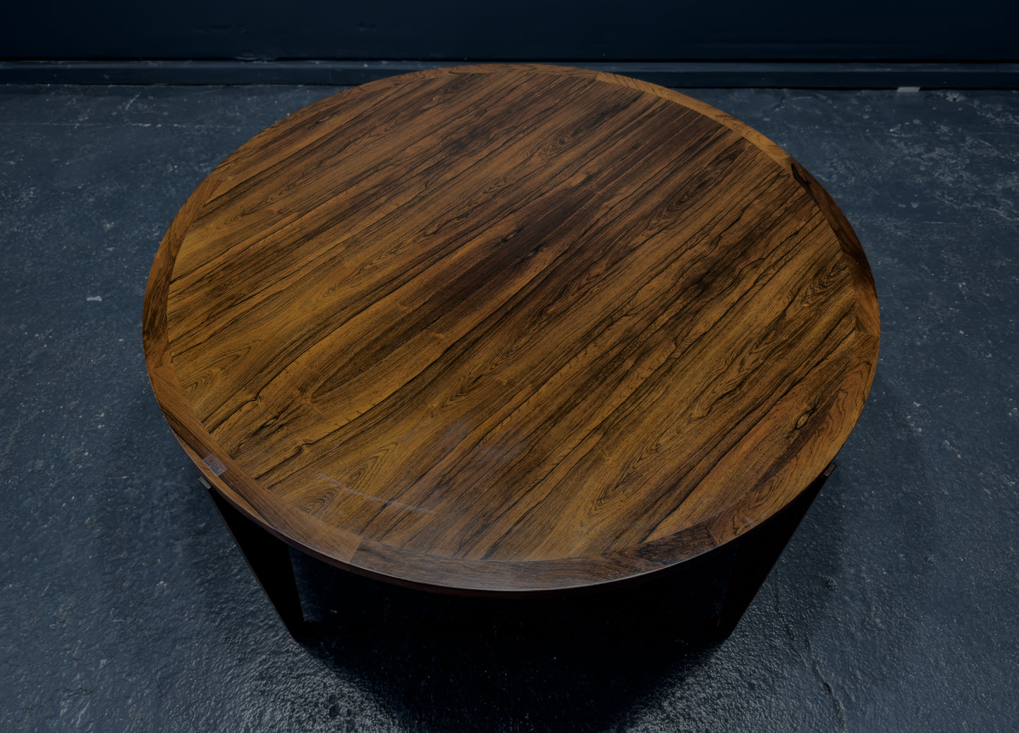 Round Rosewood Coffee Table