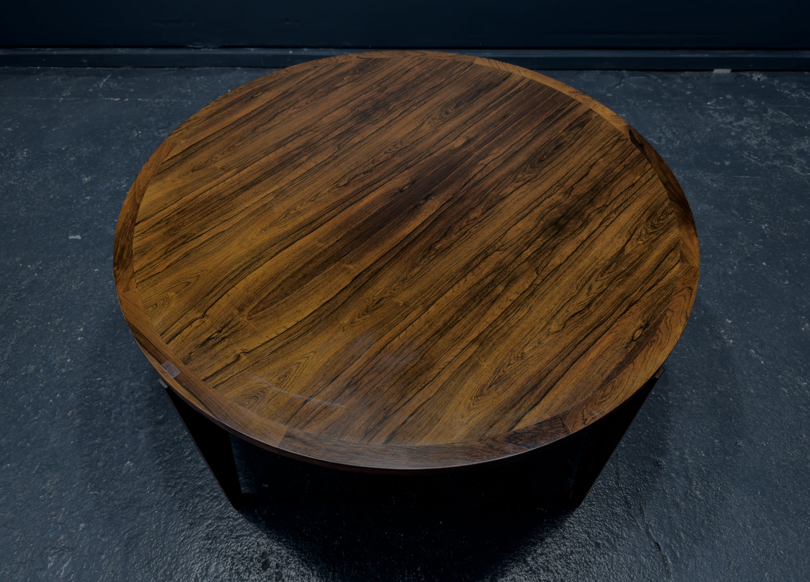 Round Rosewood Coffee Table