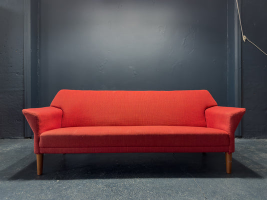 Ejnar Larsen & Aksel Bender Madsen Red Sofa