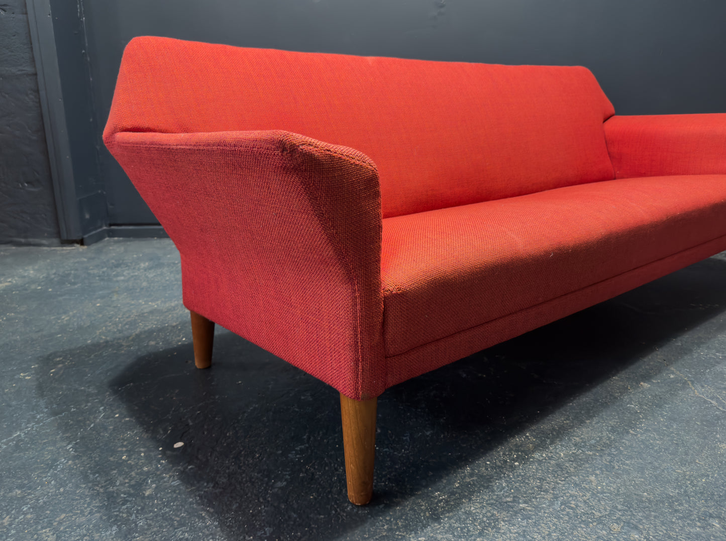 Ejnar Larsen & Aksel Bender Madsen Red Sofa