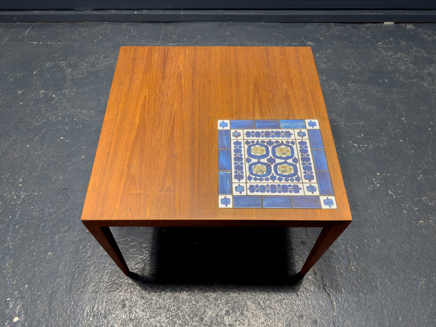 Severin Hansen & Royal Copenhagen Teak Coffee Table