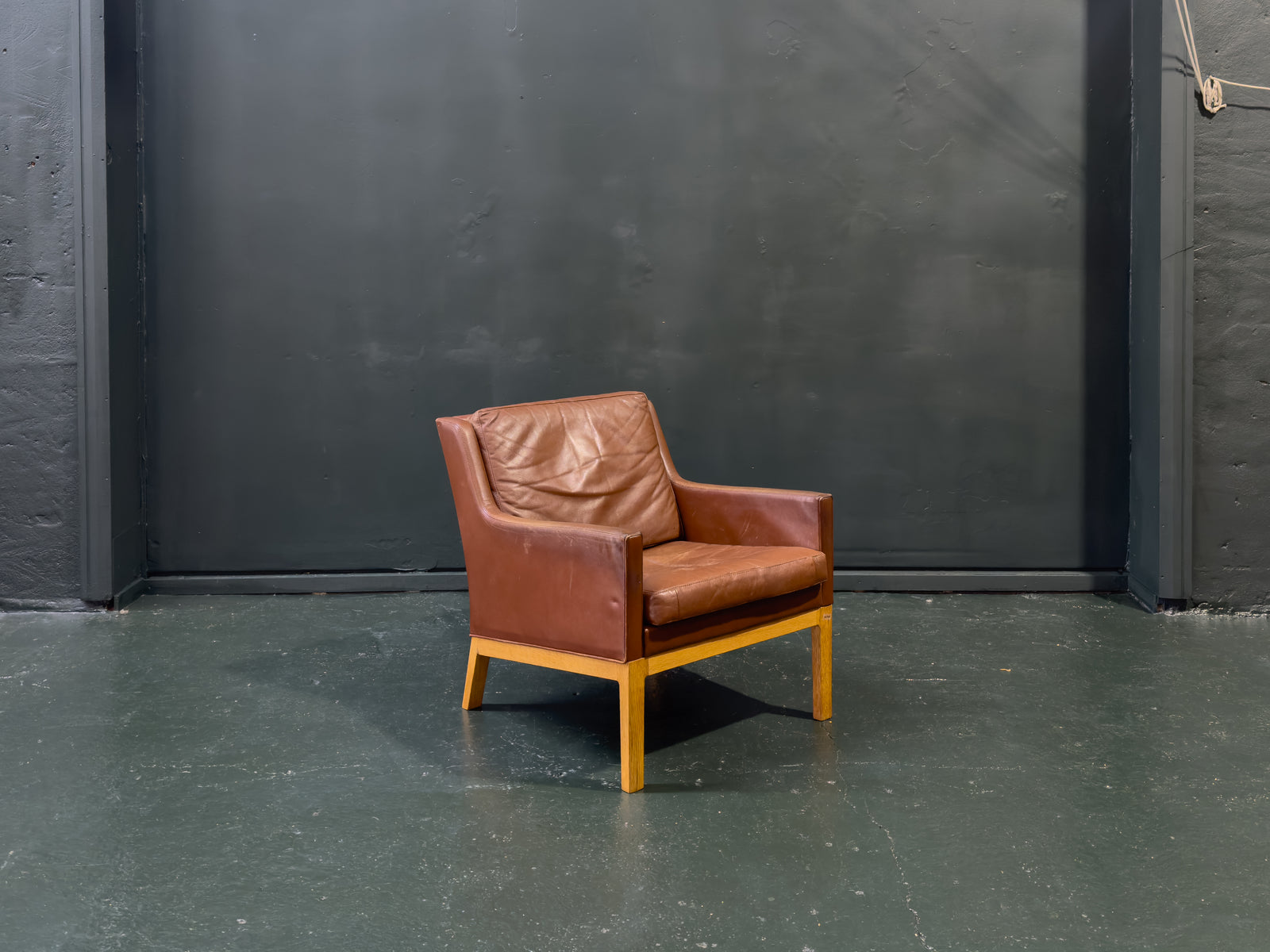 Easy Chair Model 39 and Stool by Kai Lyngfeldt Larsen & Soren Willadsen