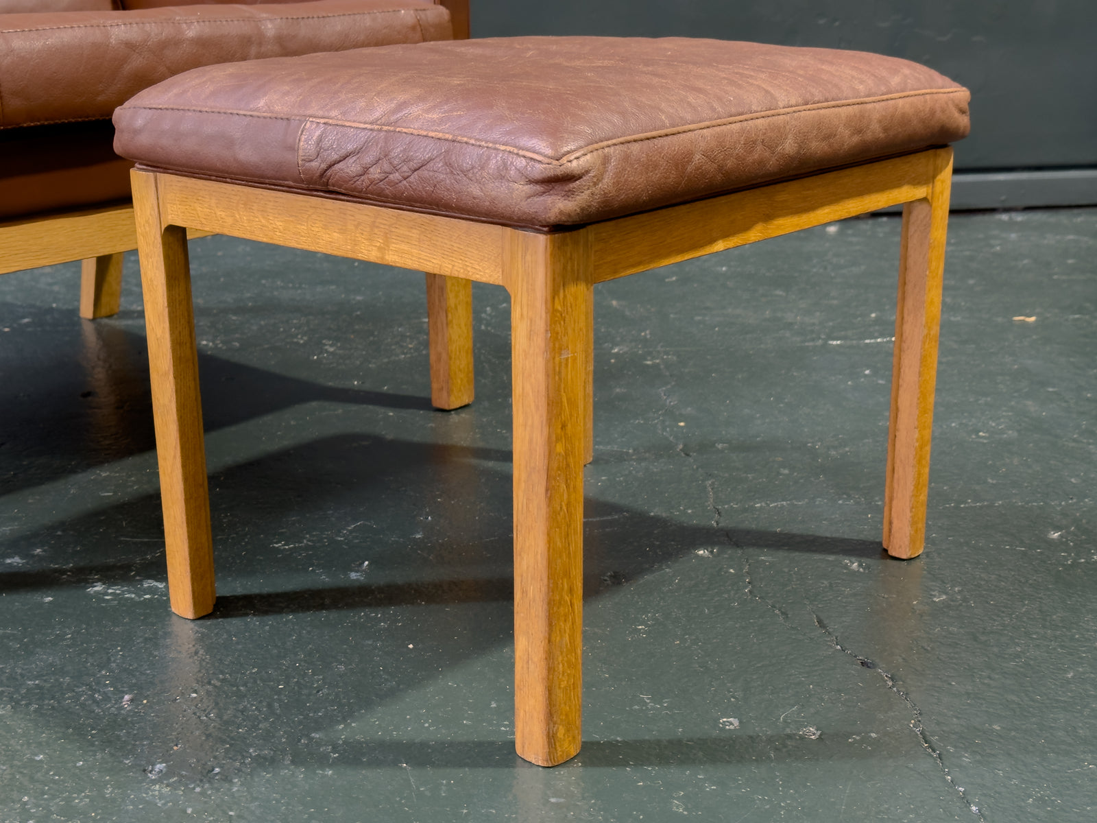 Easy Chair Model 39 and Stool by Kai Lyngfeldt Larsen & Soren Willadsen