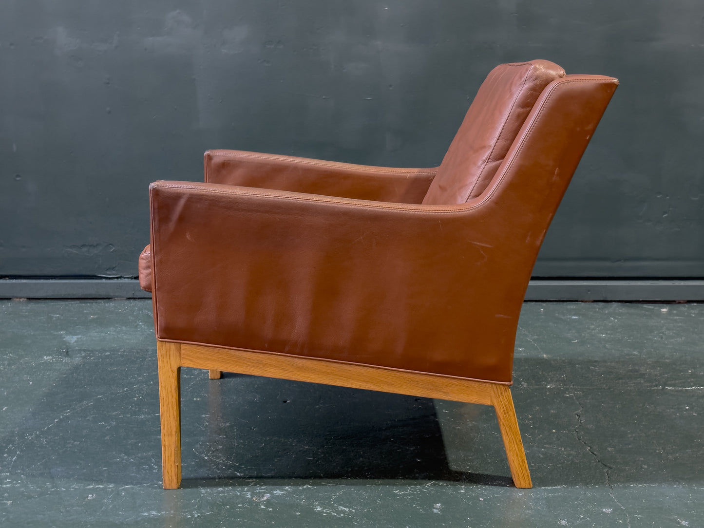 Easy Chair Model 39 and Stool by Kai Lyngfeldt Larsen & Soren Willadsen