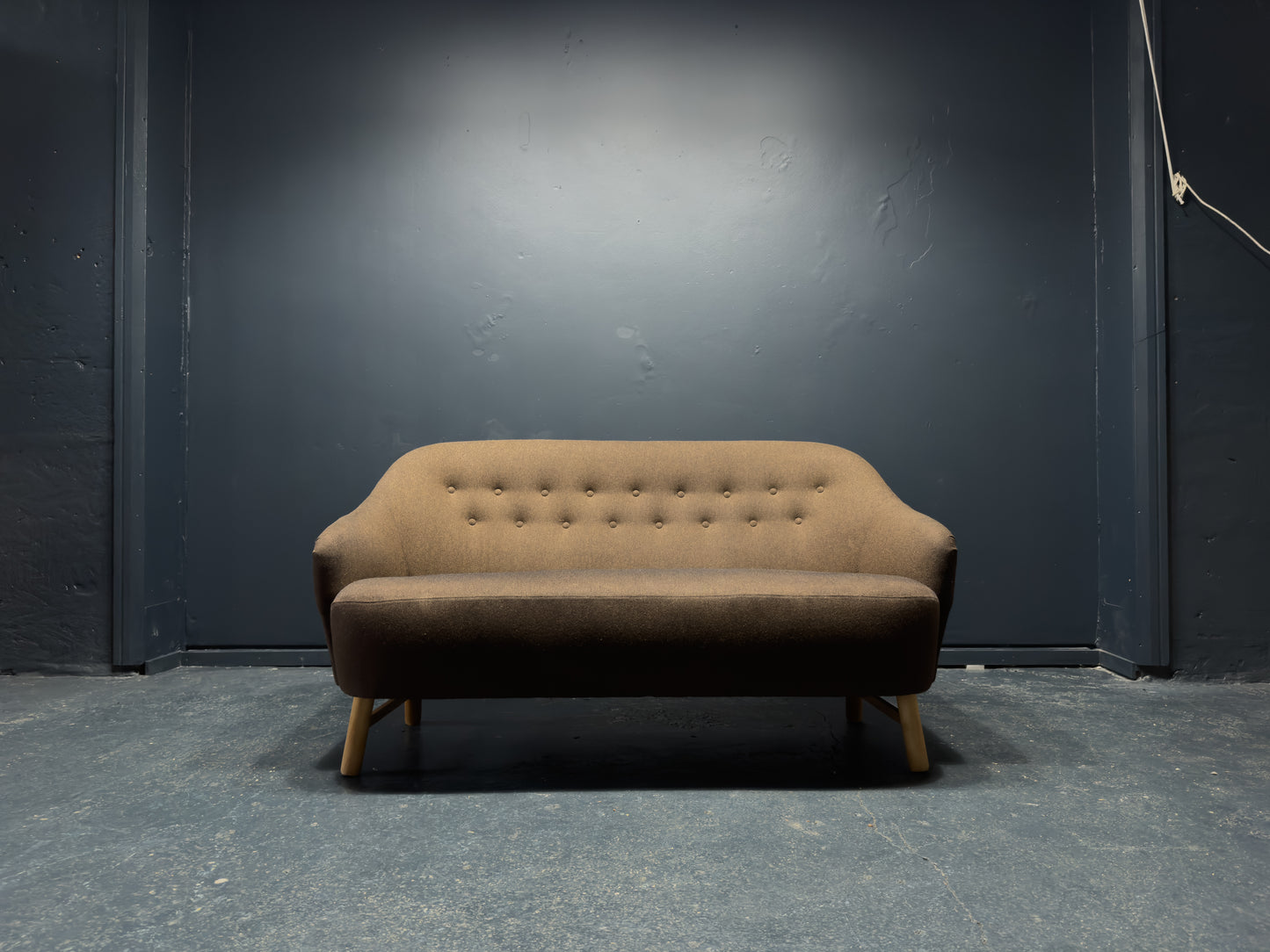 Brown Upholstered Sofa