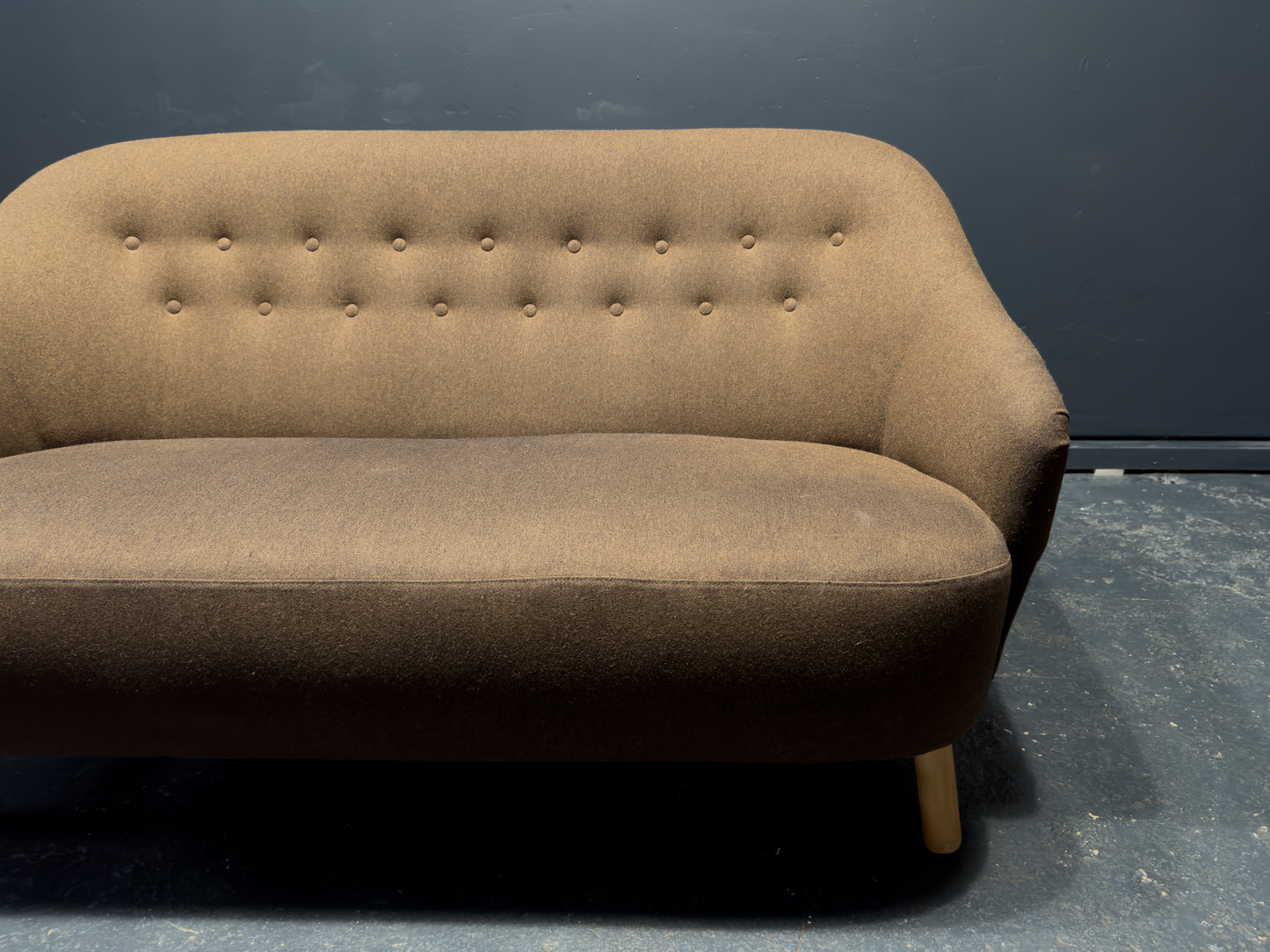 Brown Upholstered Sofa