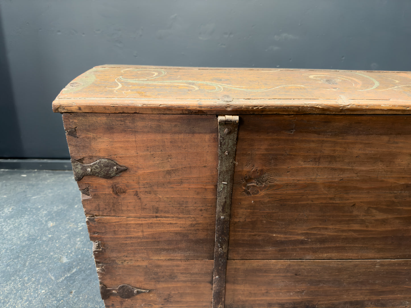 Large Danish Folk Chest