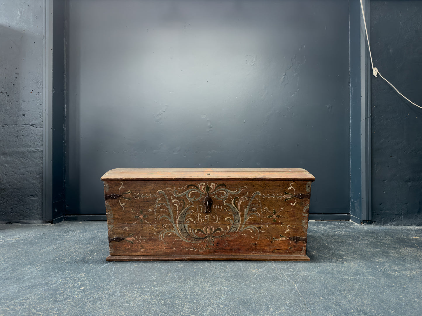 Large Danish Folk Chest