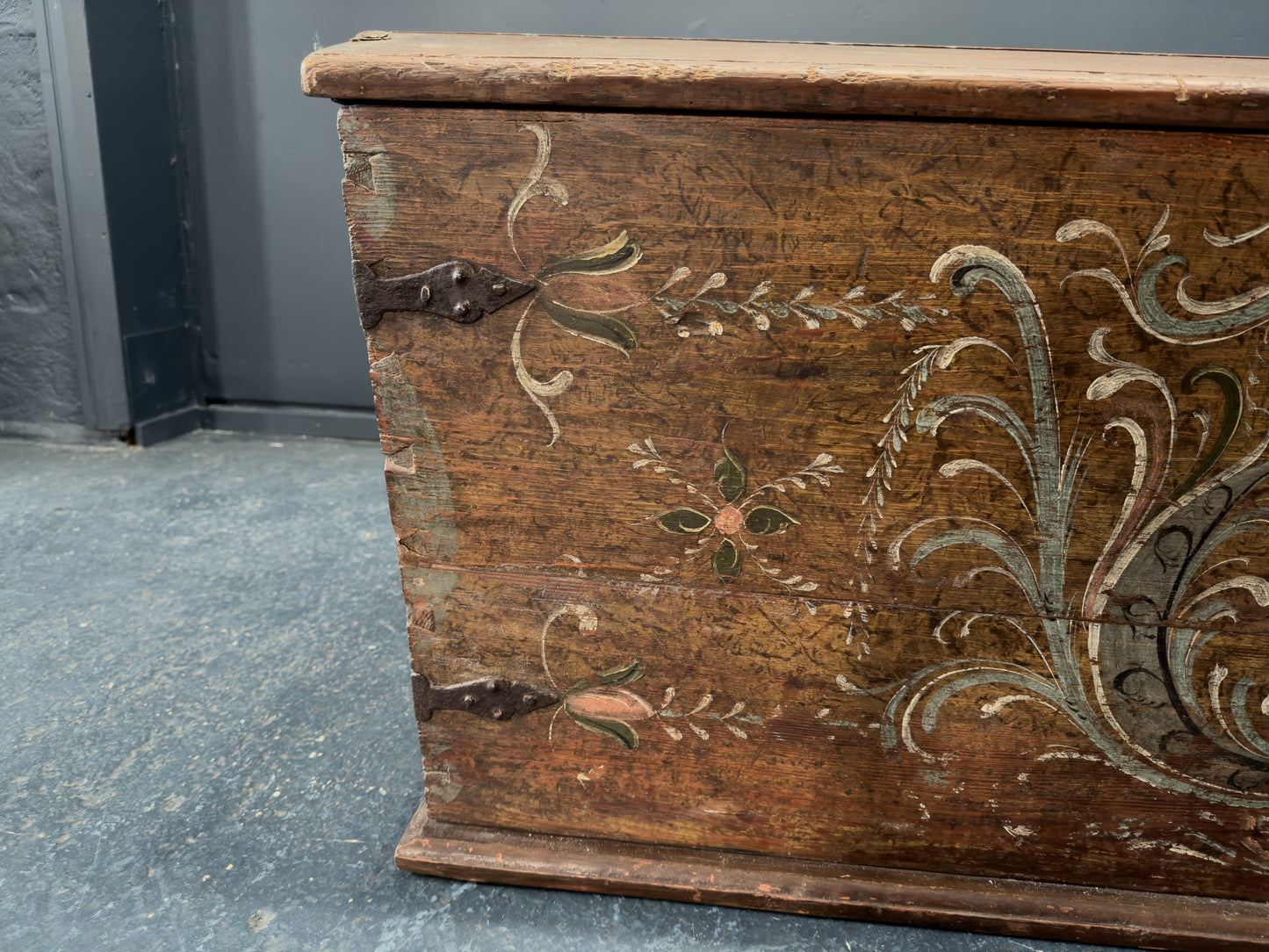 Large Danish Folk Chest