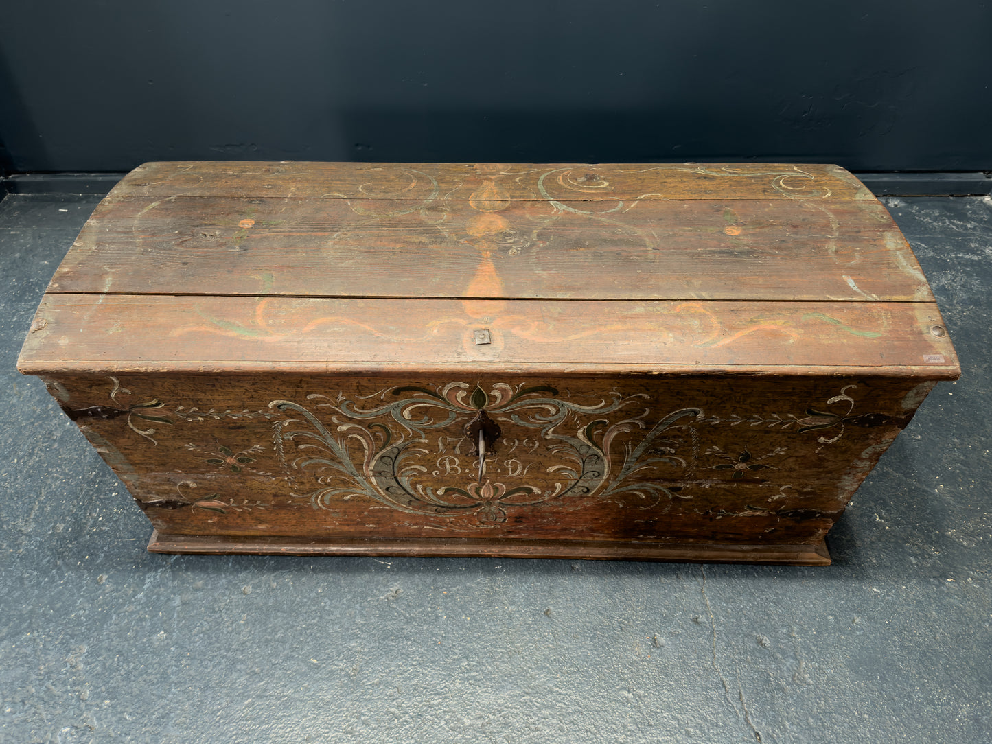 Large Danish Folk Chest