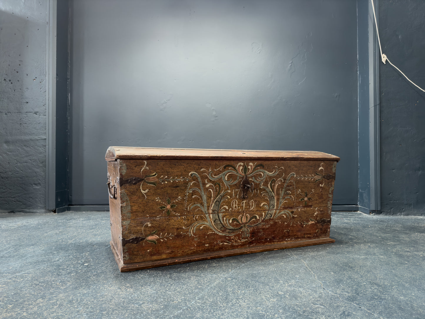 Large Danish Folk Chest