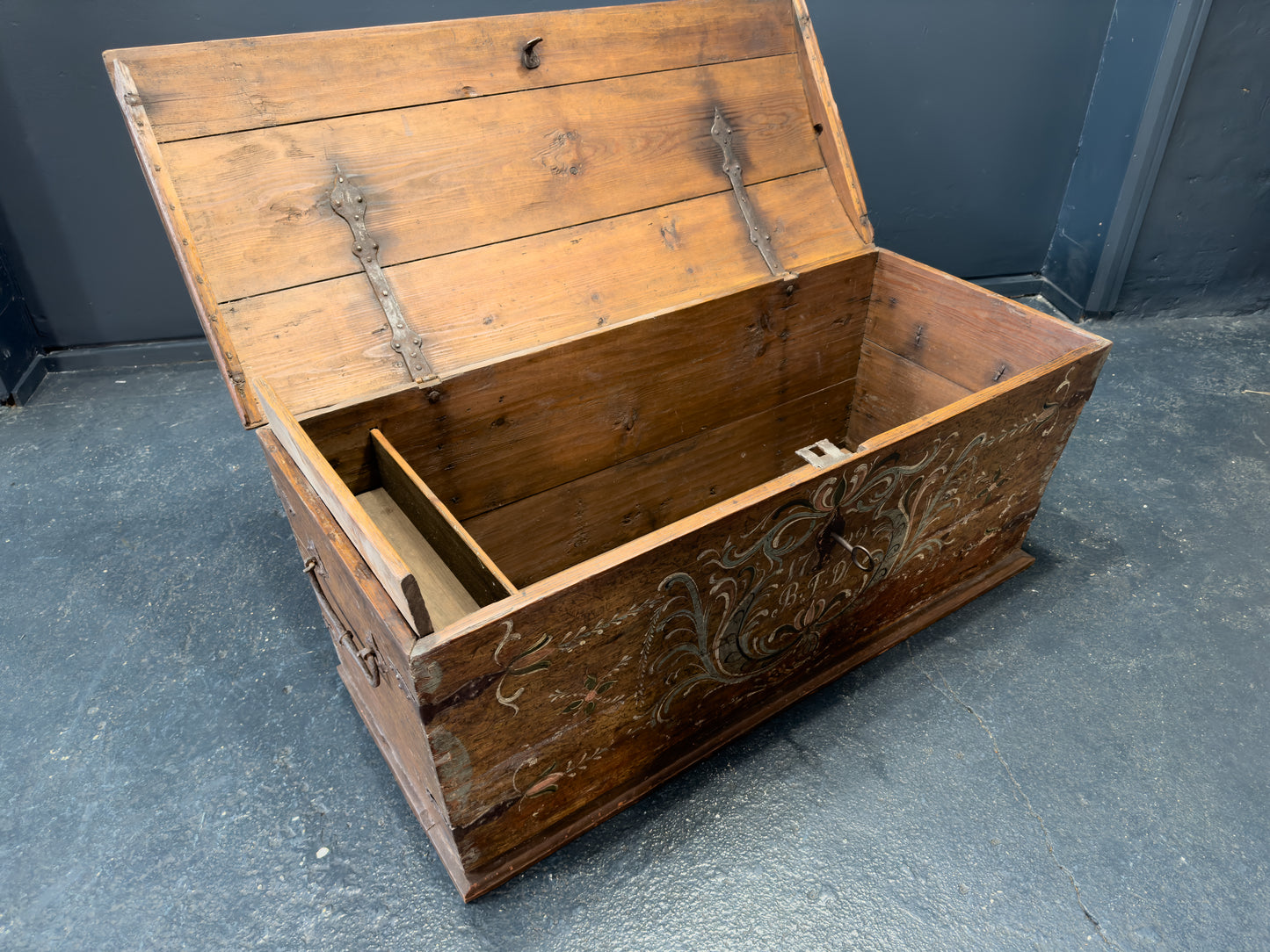 Large Danish Folk Chest