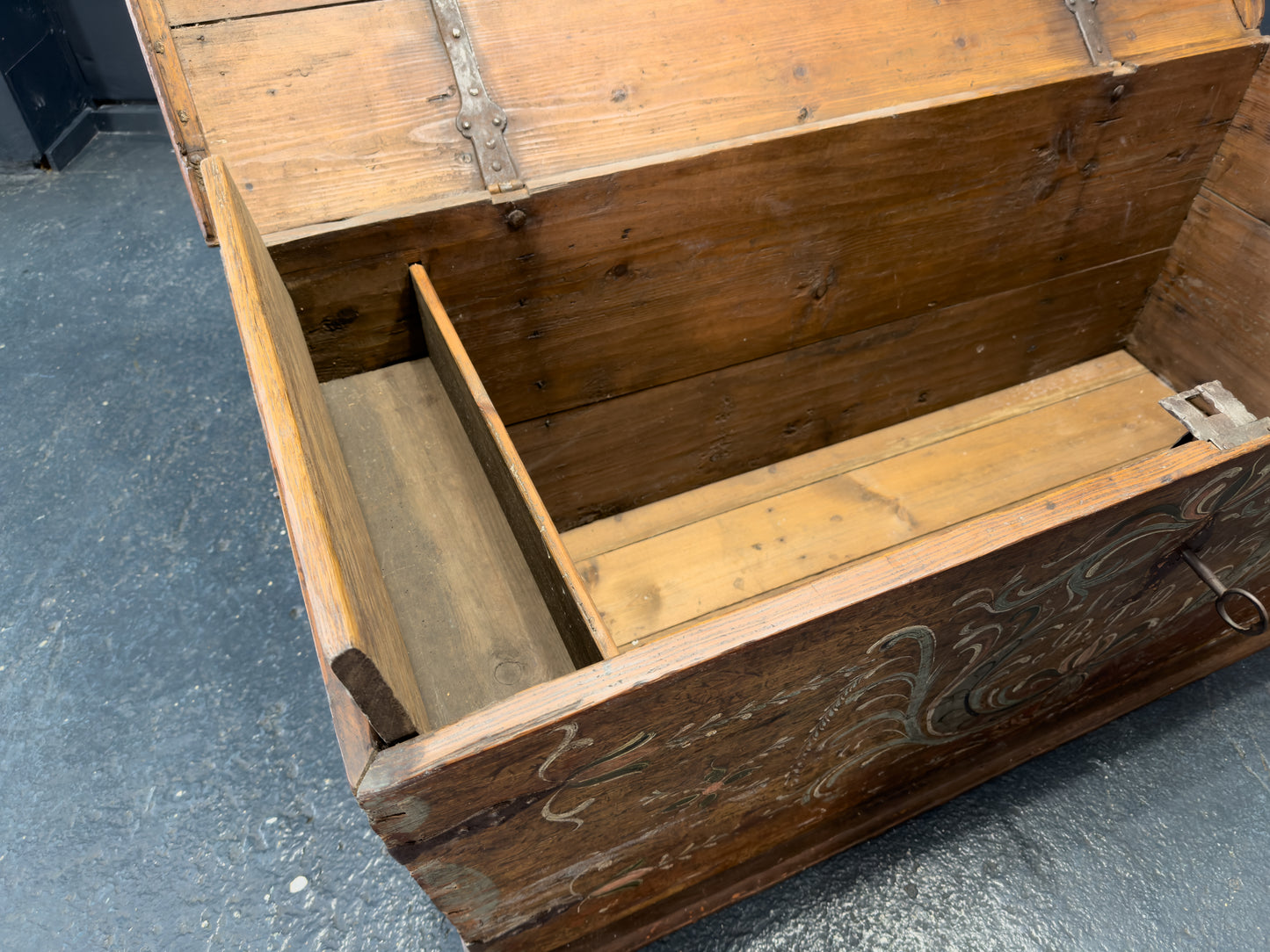 Large Danish Folk Chest